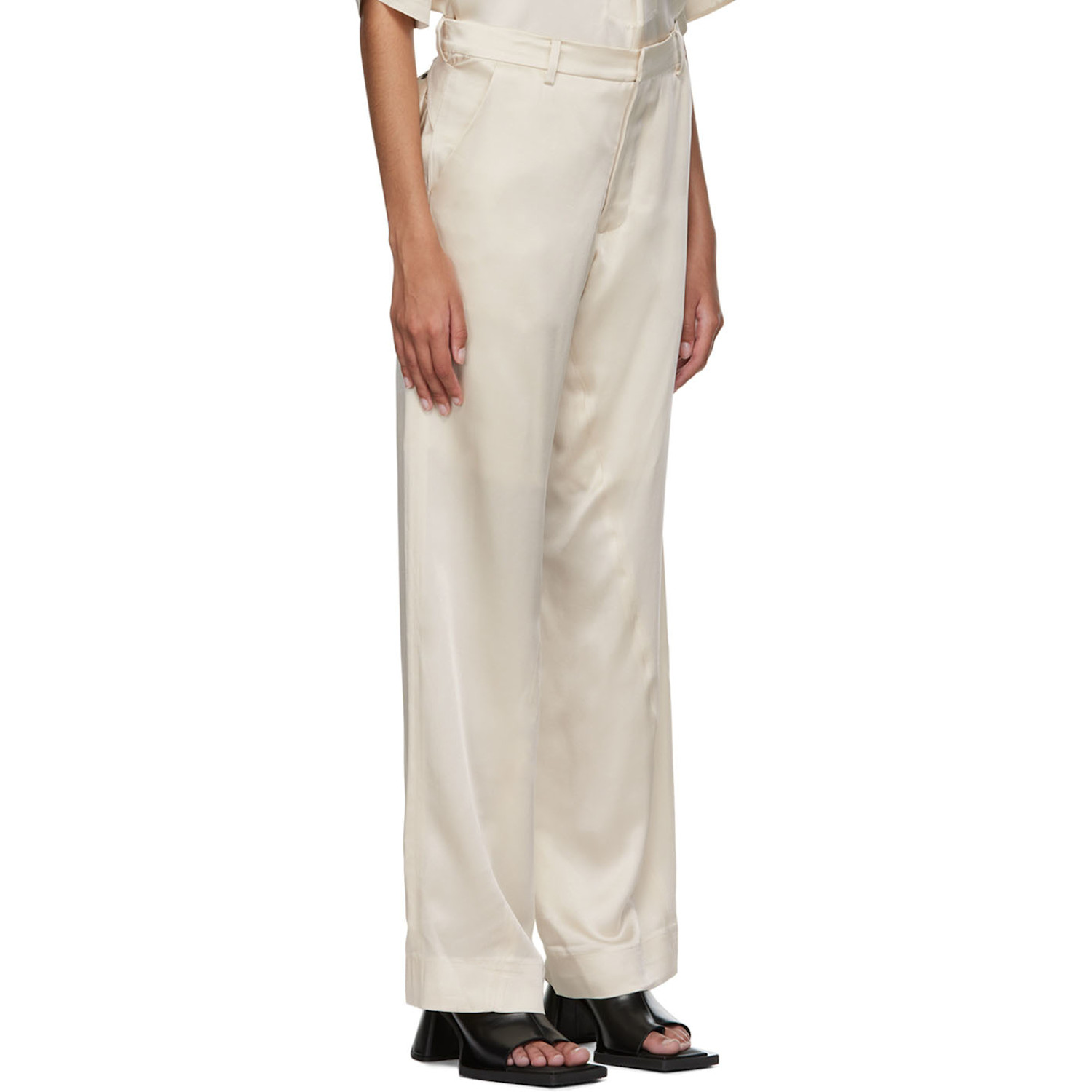  Bianca Saunders Off-white Benz Trousers 