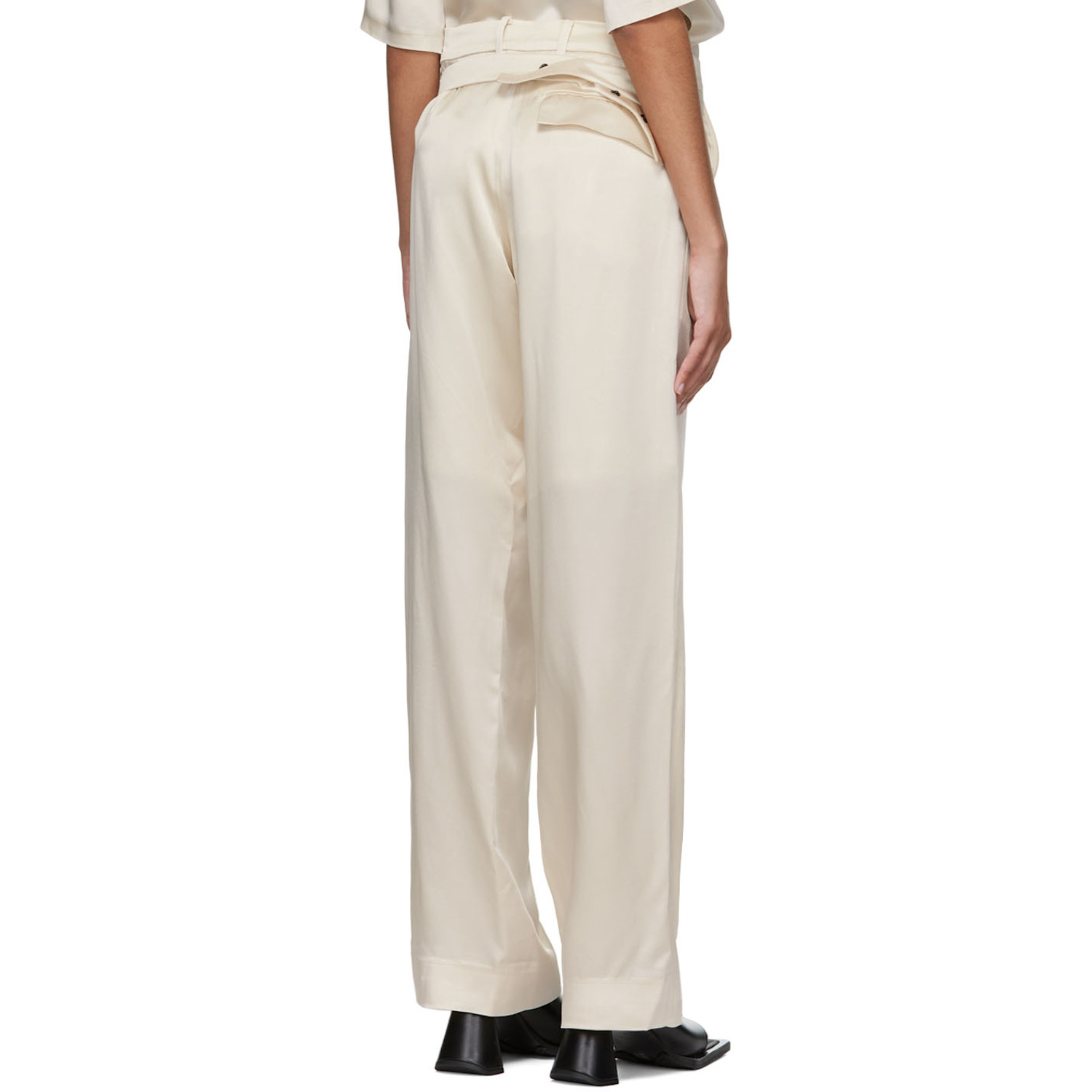  Bianca Saunders Off-white Benz Trousers 