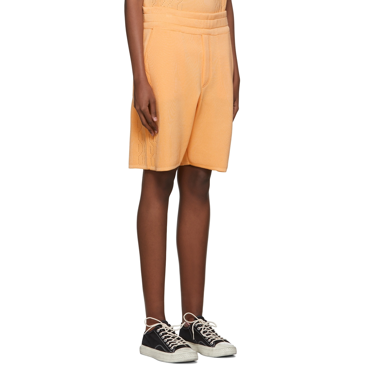  Bianca Saunders Orange Farah Edition Reid Shorts 