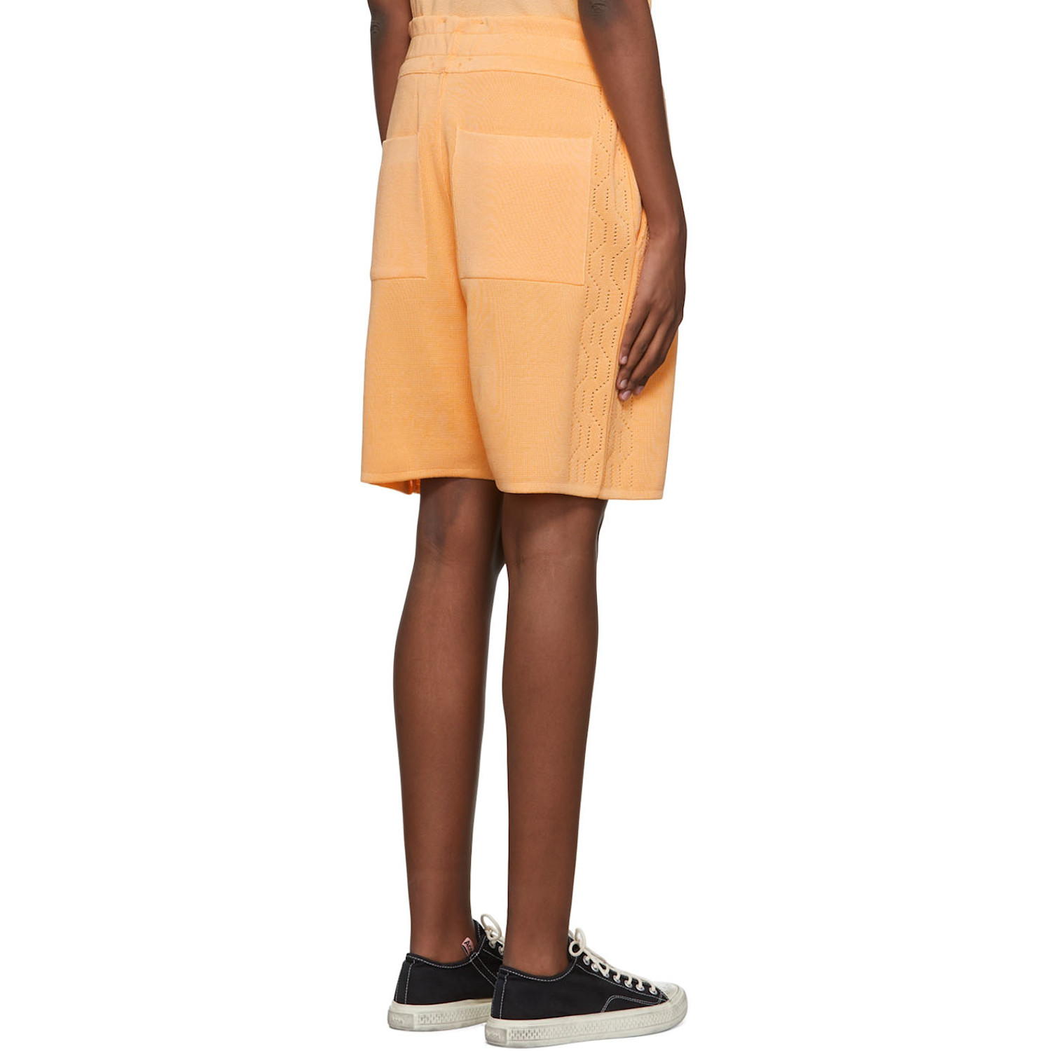  Bianca Saunders Orange Farah Edition Reid Shorts 