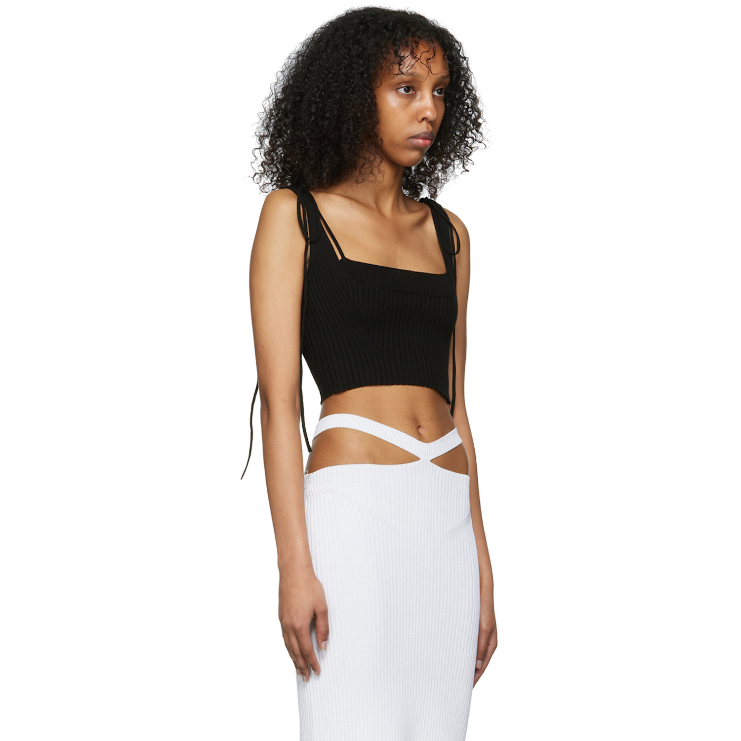  Anna October Black Arta Tank Top 