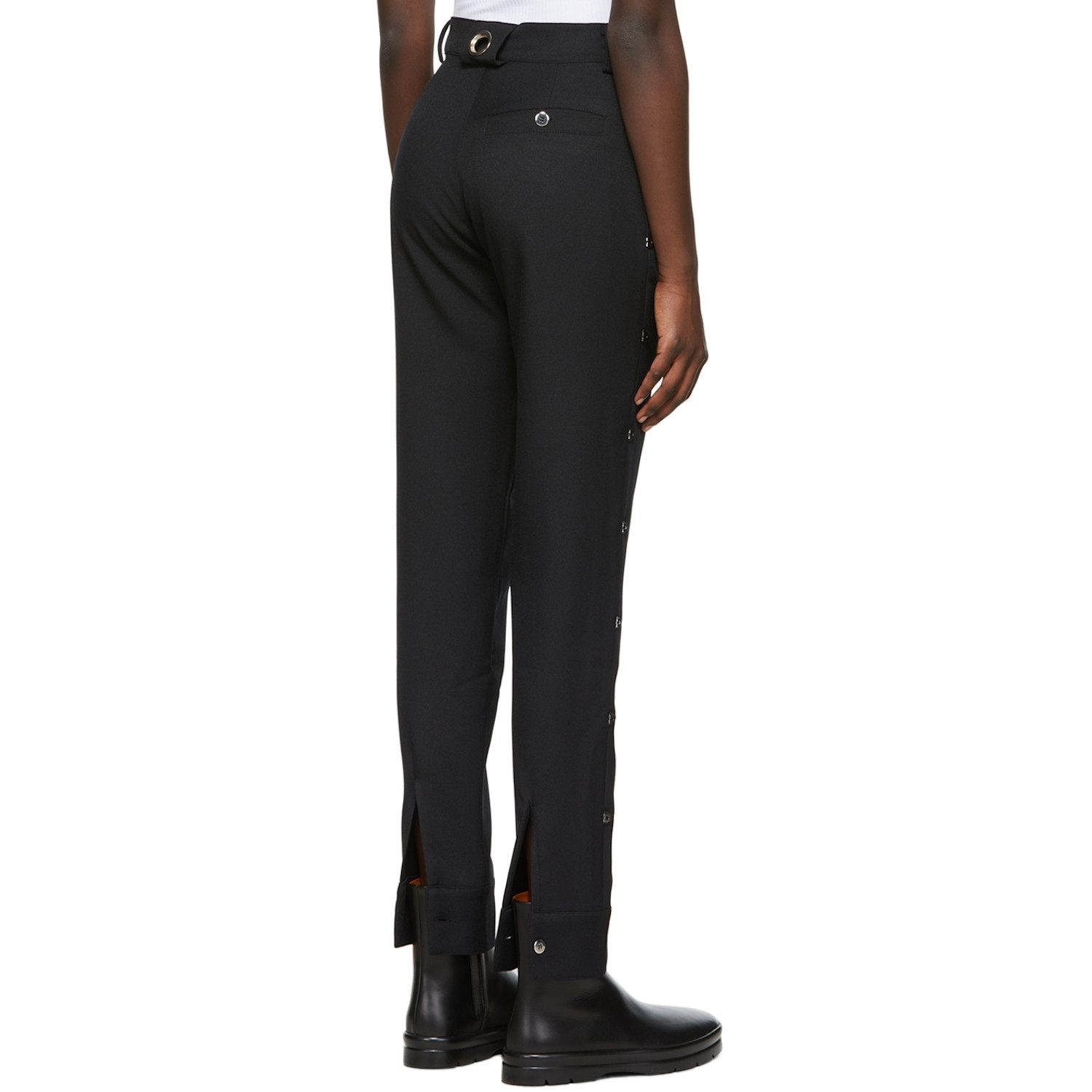  Spencer Badu Black Polyester Trousers 