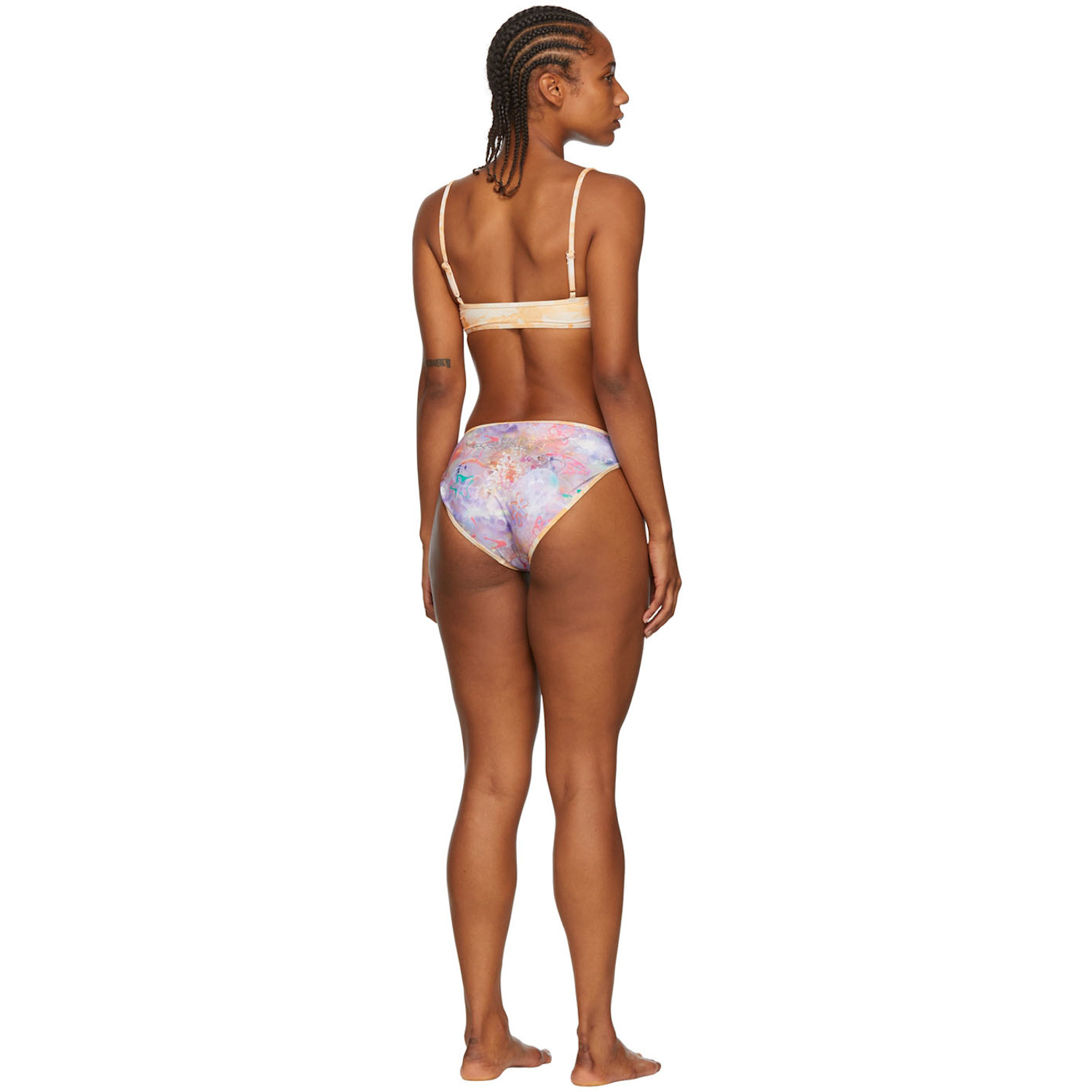  Collina Strada Ssense Exclusive Beige Recycled Nylon Bikini 