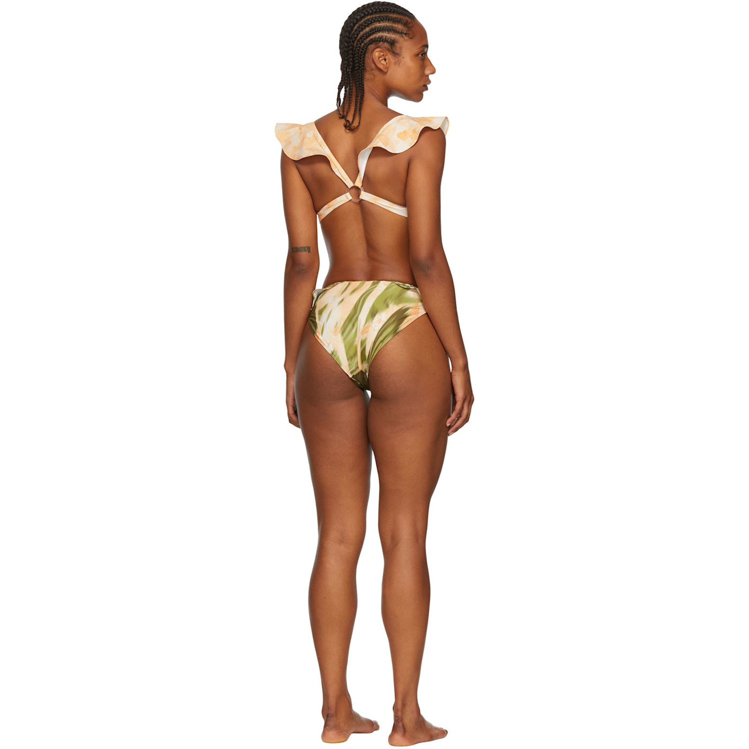  Collina Strada Ssense Exclusive Khaki Recycled Nylon Bikini 