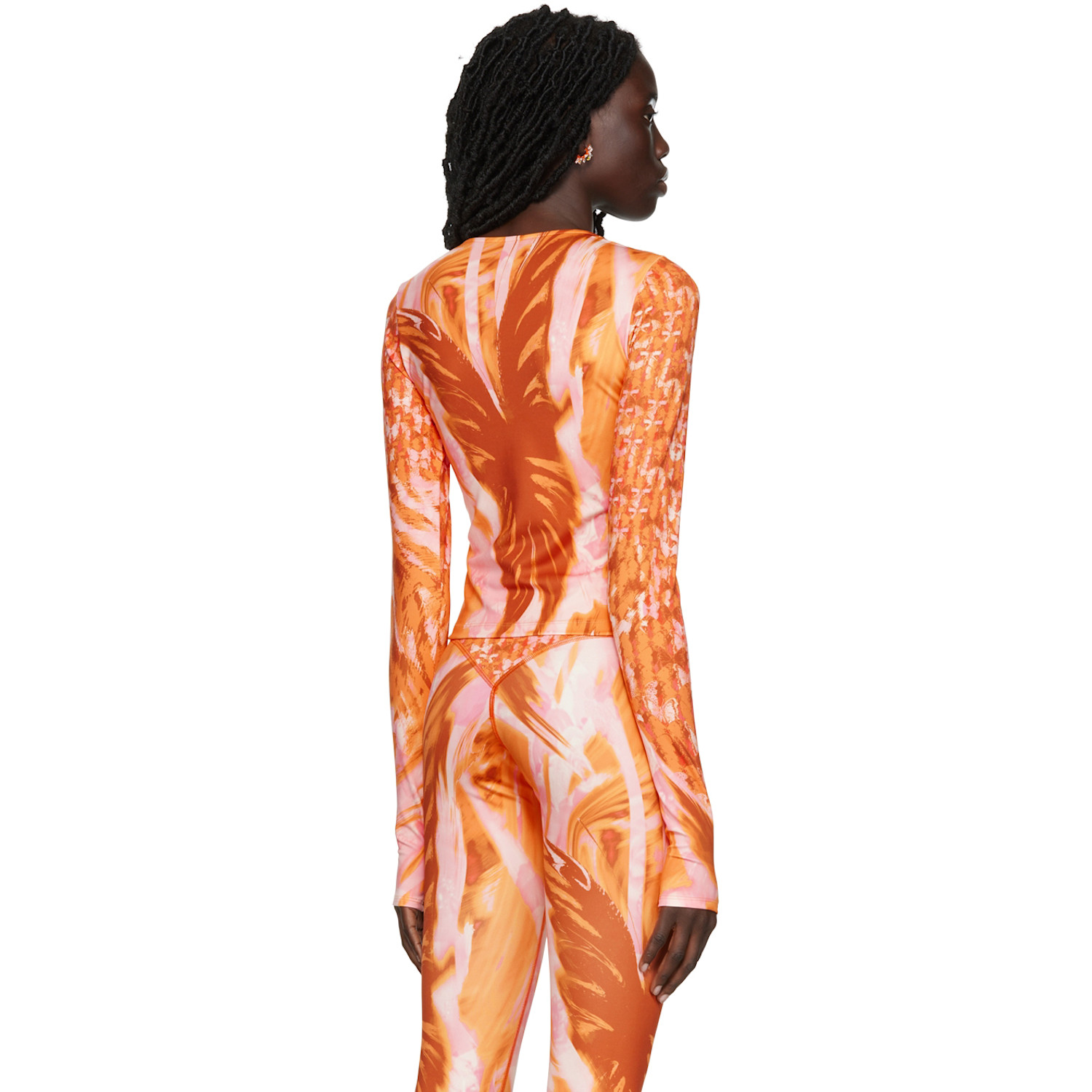  Collina Strada Ssense Exclusive Orange Top 