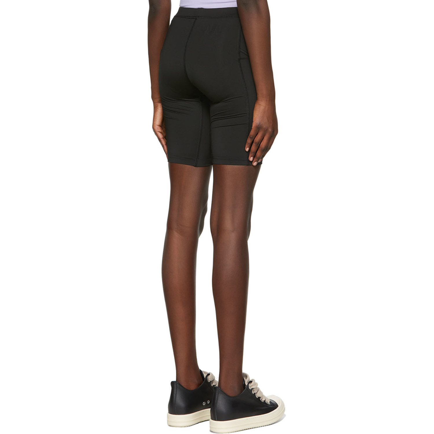  44 Label Group Black Nylon Shorts 