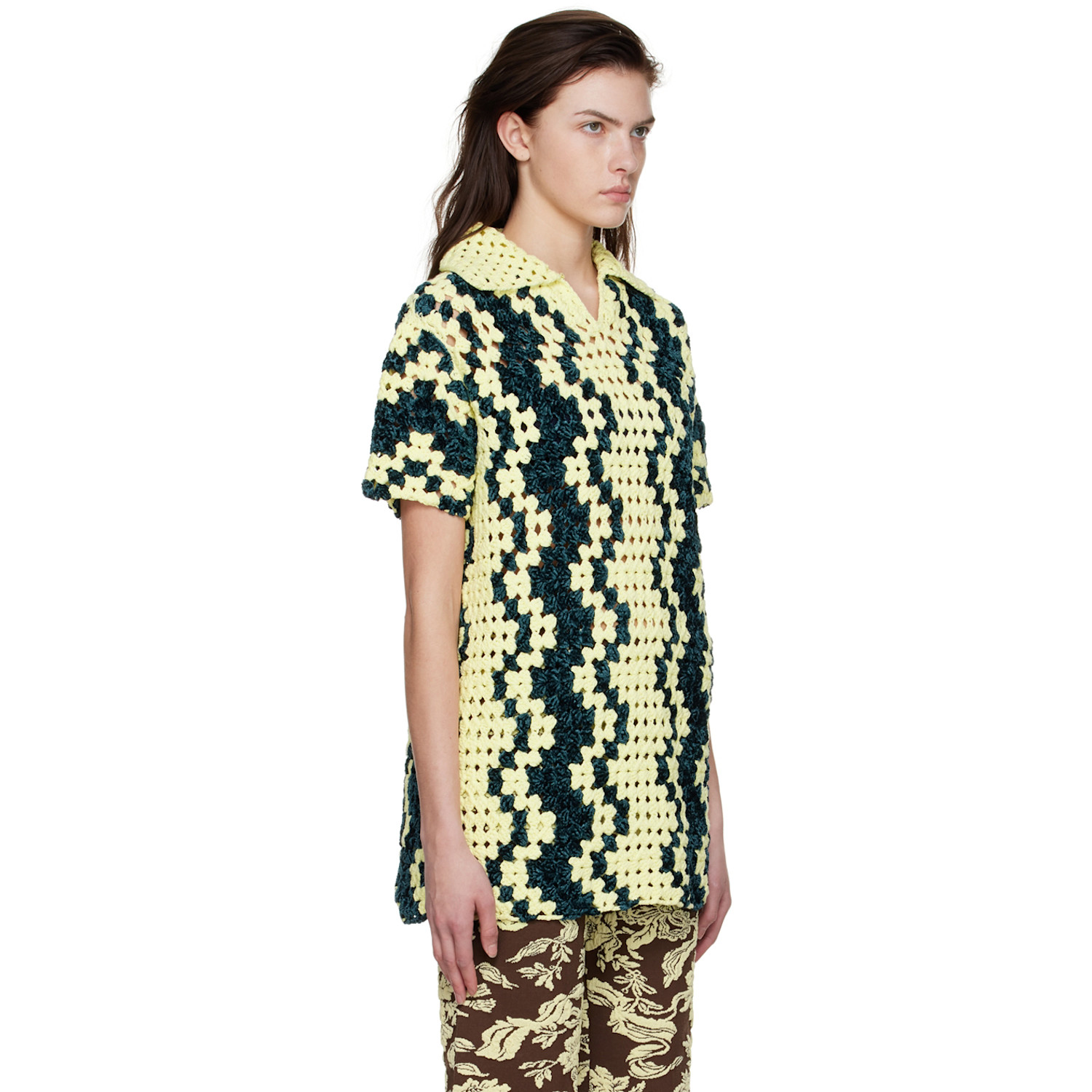  Jil Sander Yellow Cotton Polo 