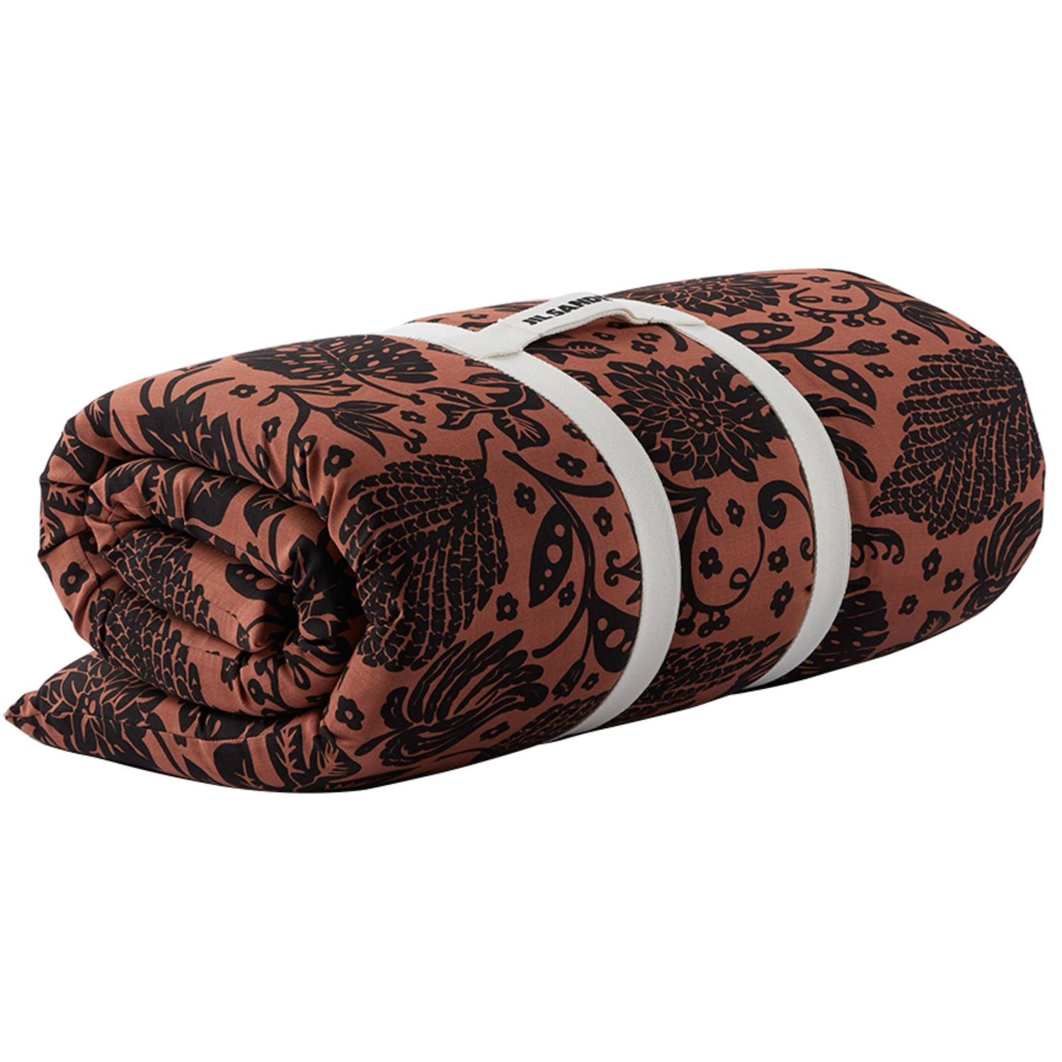 Jil Sander Red & Black Tropical Beach Mat 