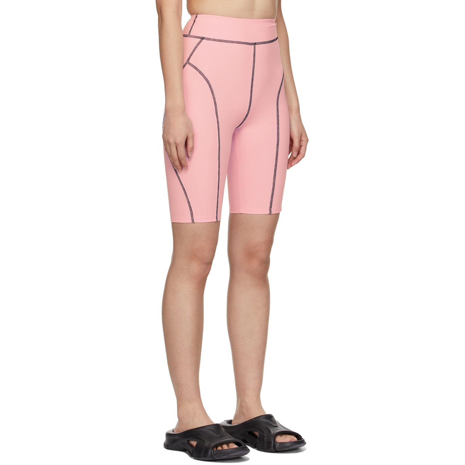  Bonbom Pink Seam Bike Shorts 
