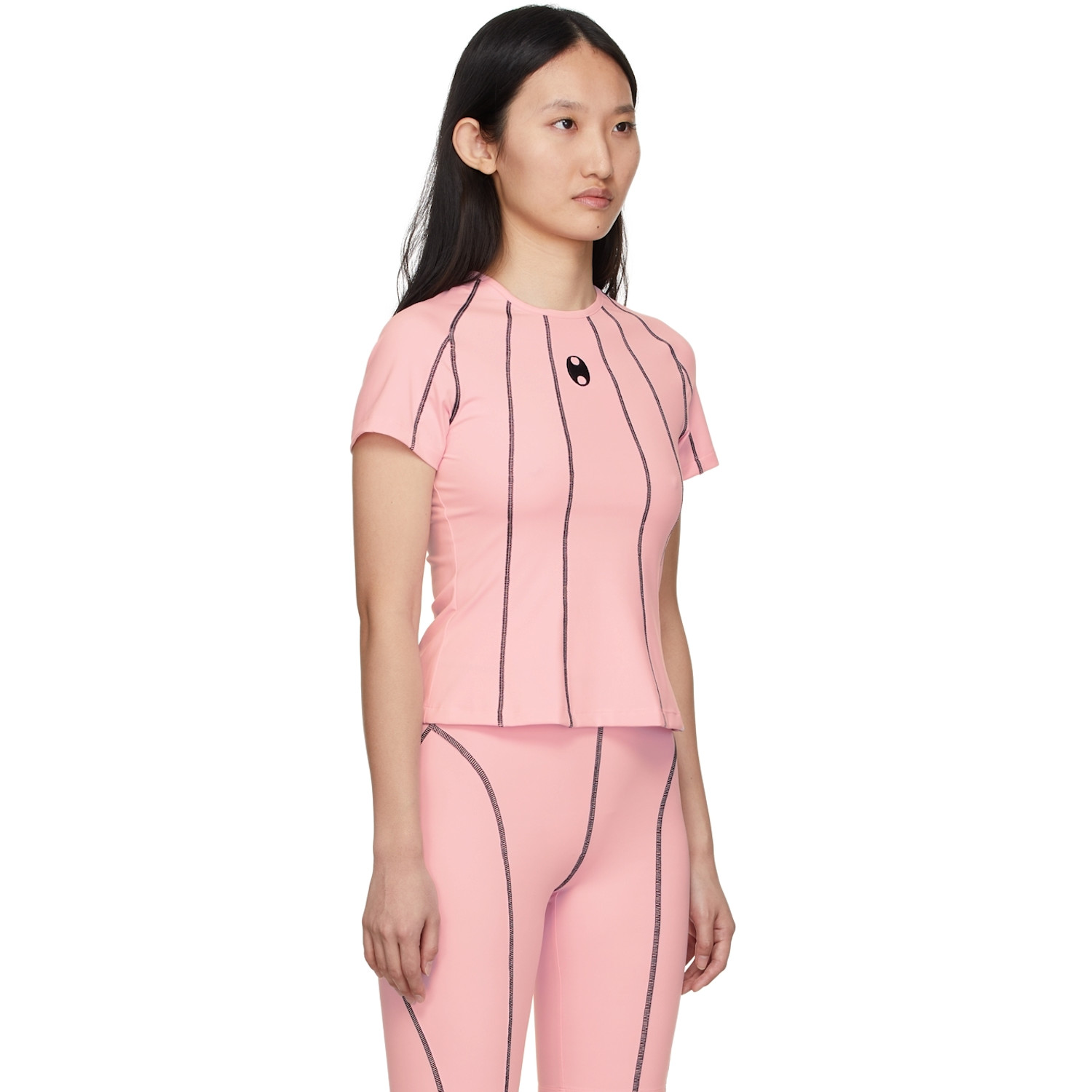  Bonbom Ssense Exclusive Pink Seam T-shirt 