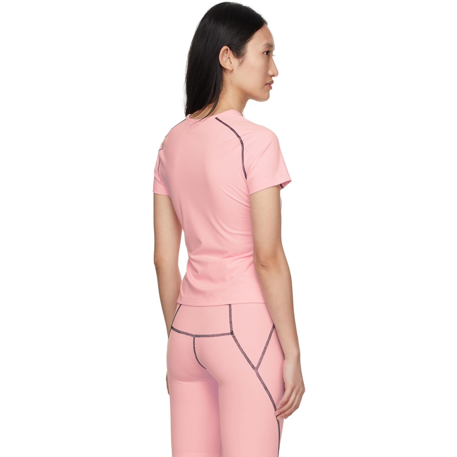  Bonbom Ssense Exclusive Pink Seam T-shirt 