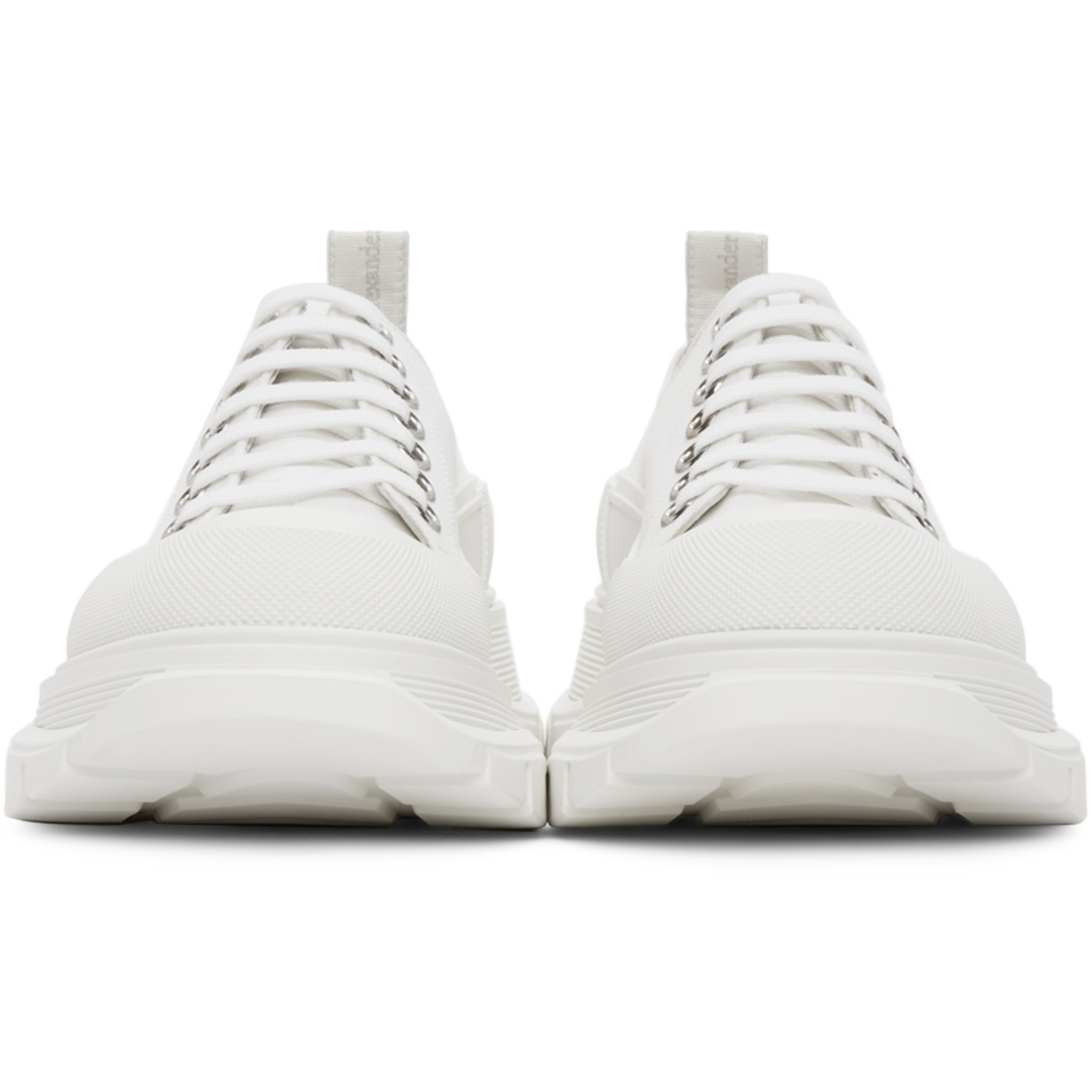  Mcqueen White Tread Slick Sneakers 