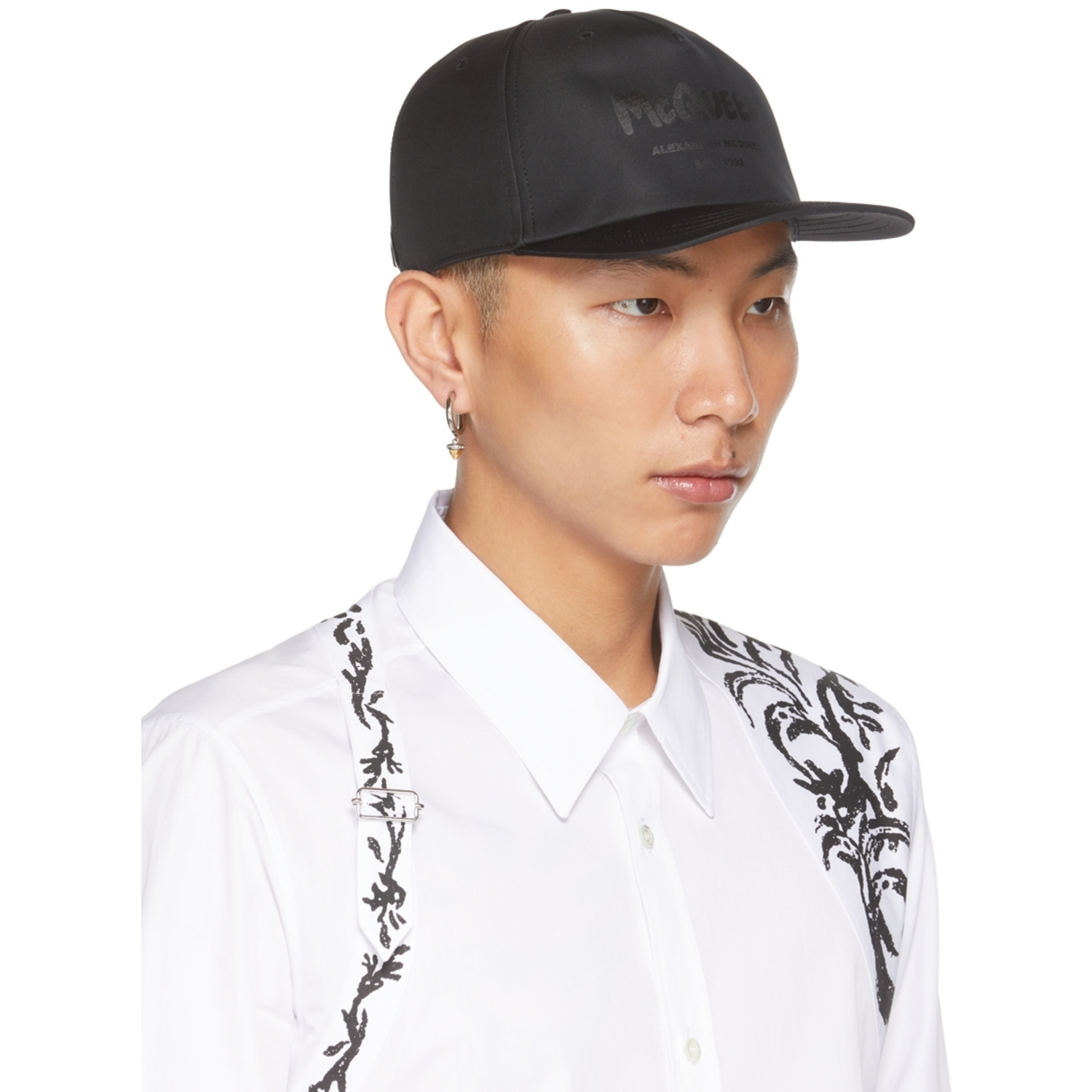  Mcqueen Black Graffiti Cap 