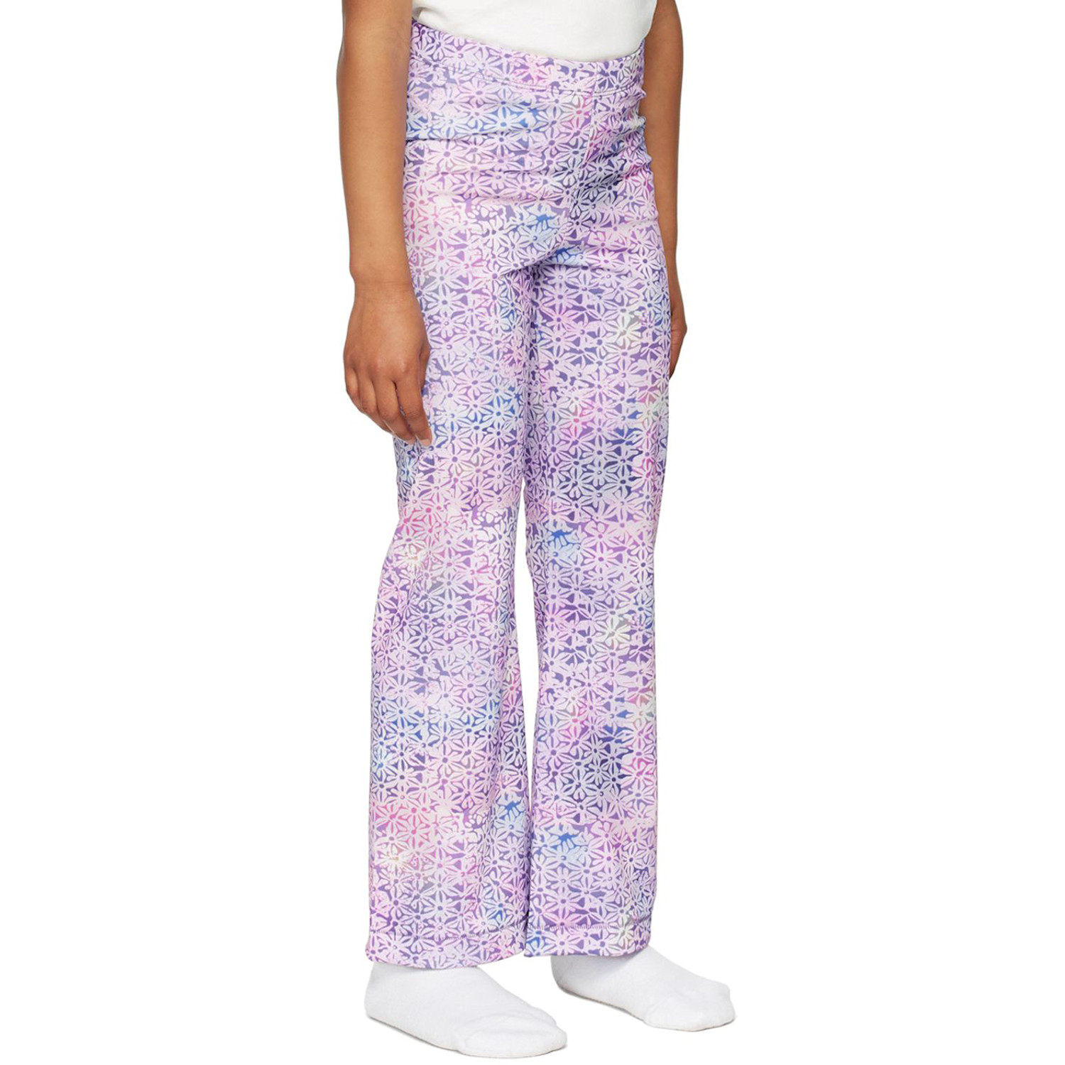  Erl Kids Purple Floral Lounge Pants 