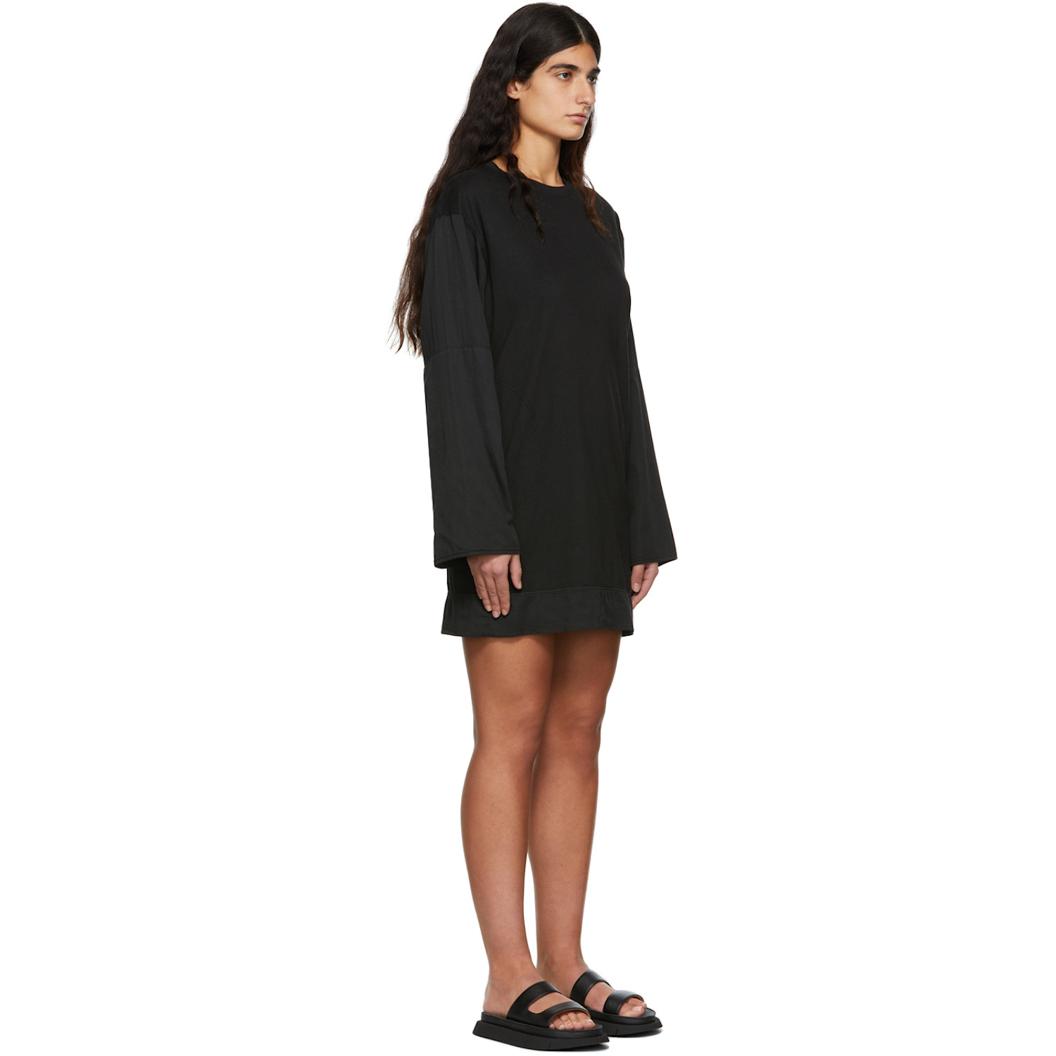  Raquel Allegra Black Jersey Phoebe Dress 