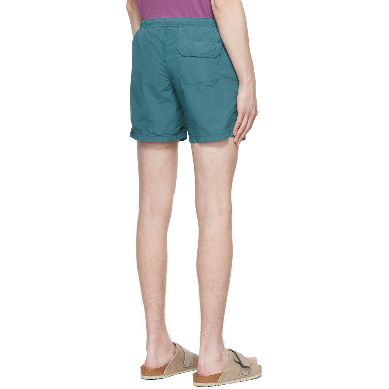  Aspesi Blue Polyester Swim Shorts 