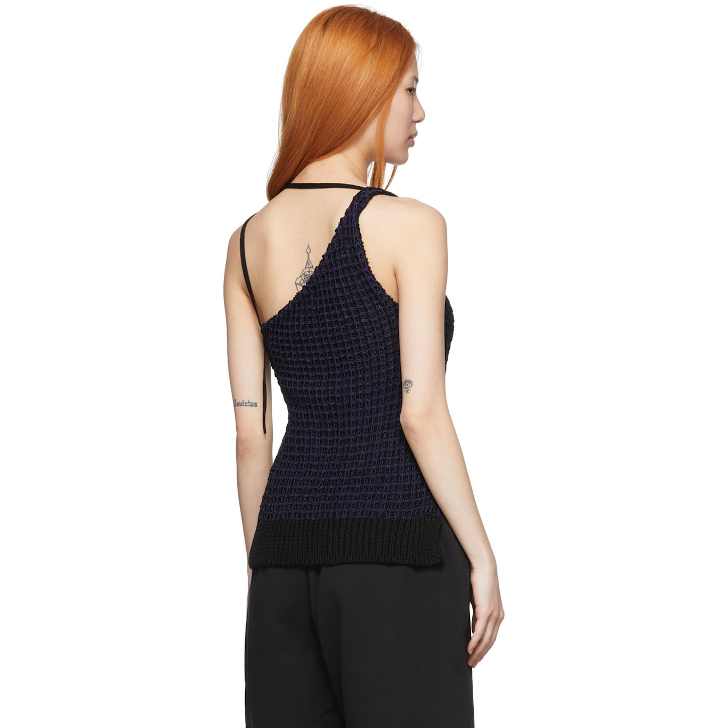  3.1 Phillip Lim Black Cotton Tank Top 