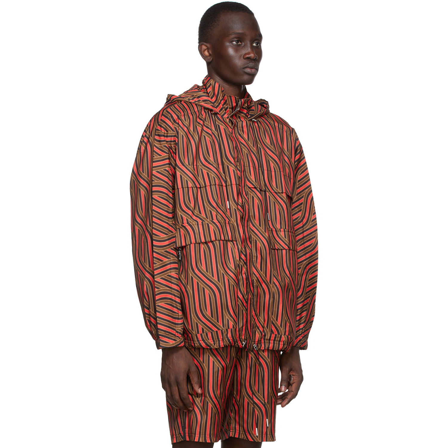  Ahluwalia Multicolor Printed Raincoat 