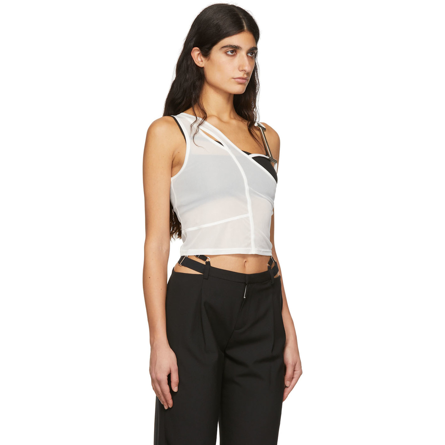  Heliot Emil White Dispar Tank Top 