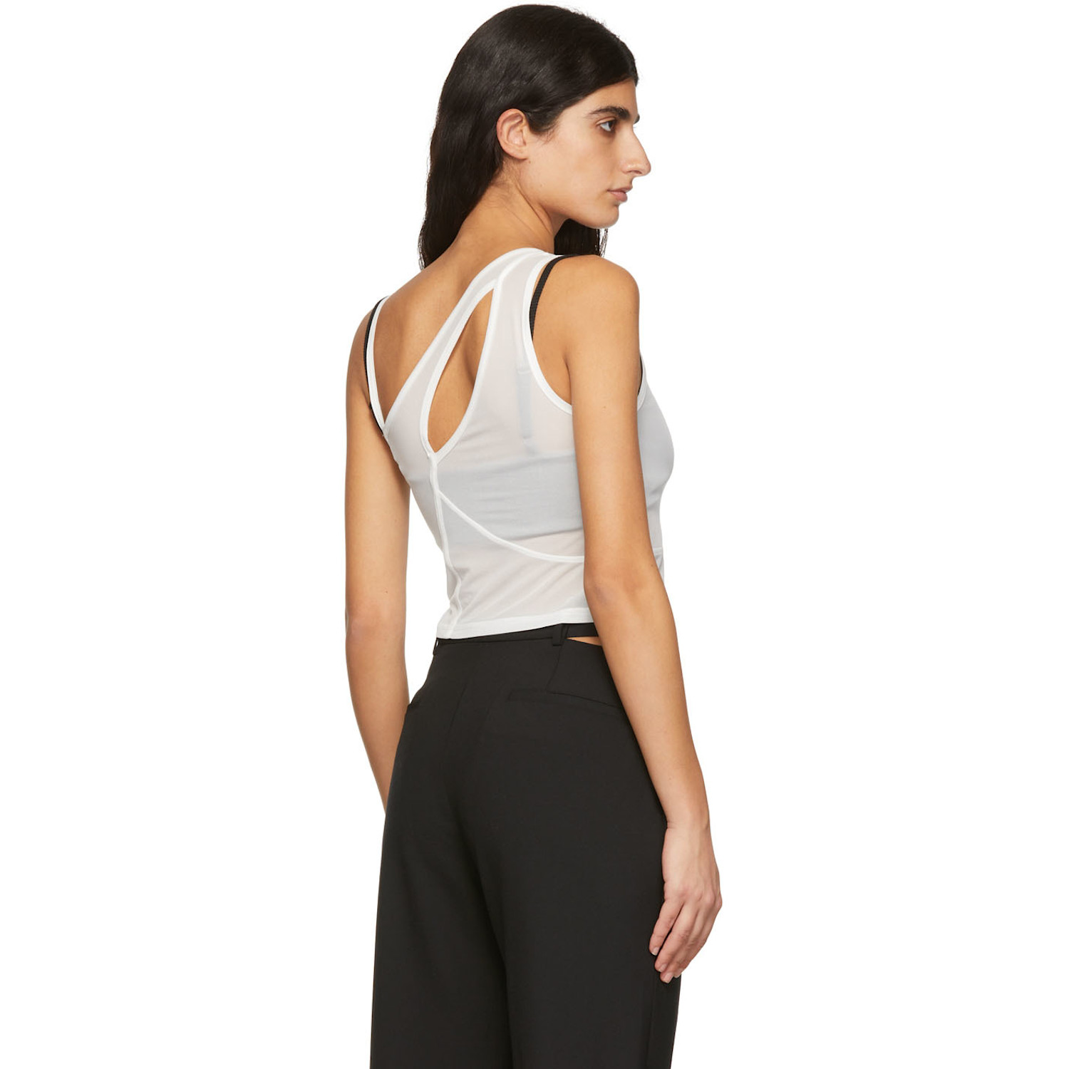  Heliot Emil White Dispar Tank Top 