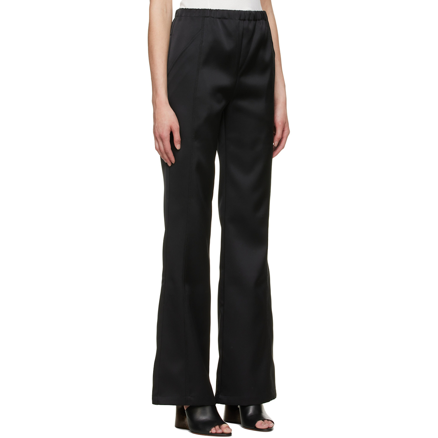  Atlein Black Polyester Trouseres 