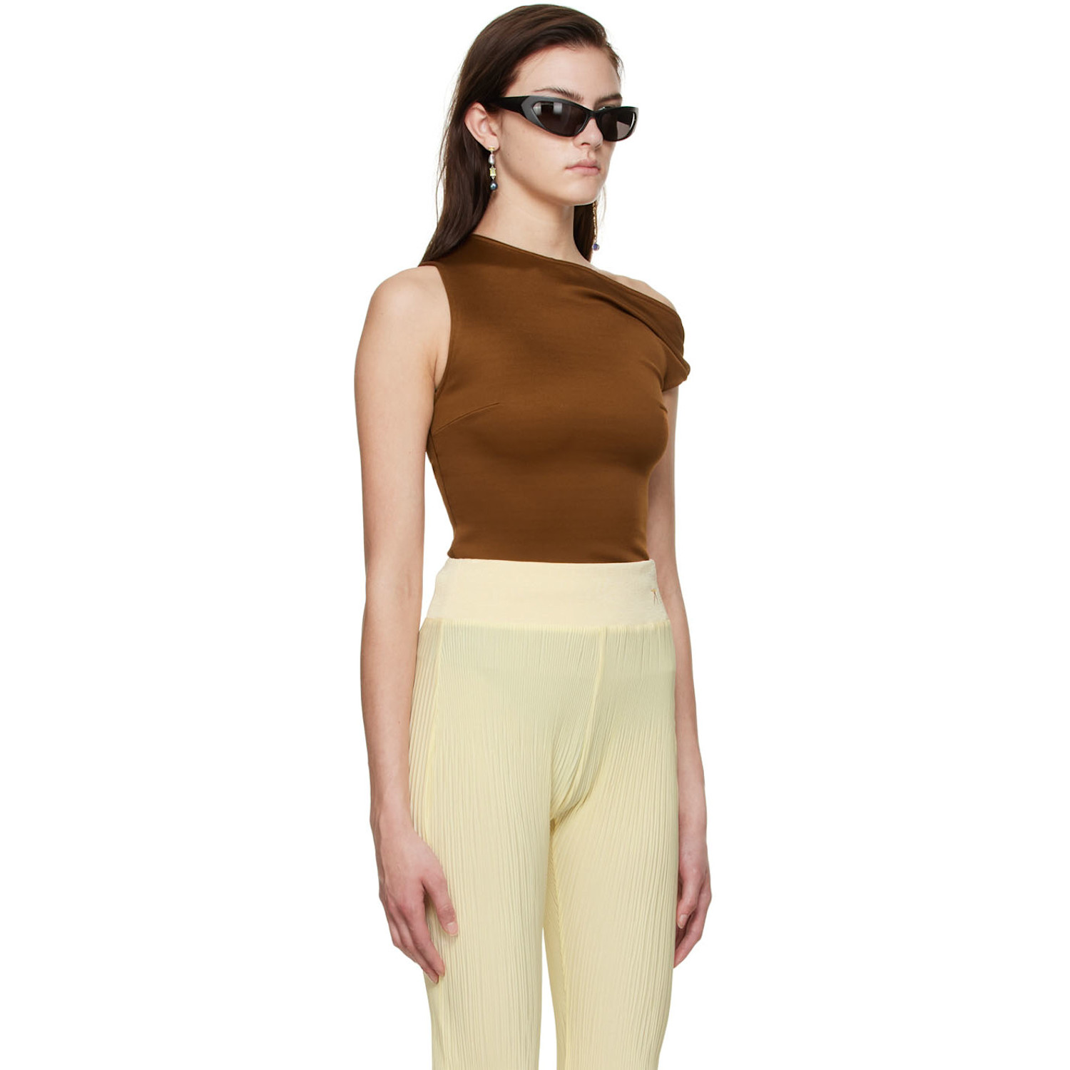  Atlein Tan Viscose T-shirt 