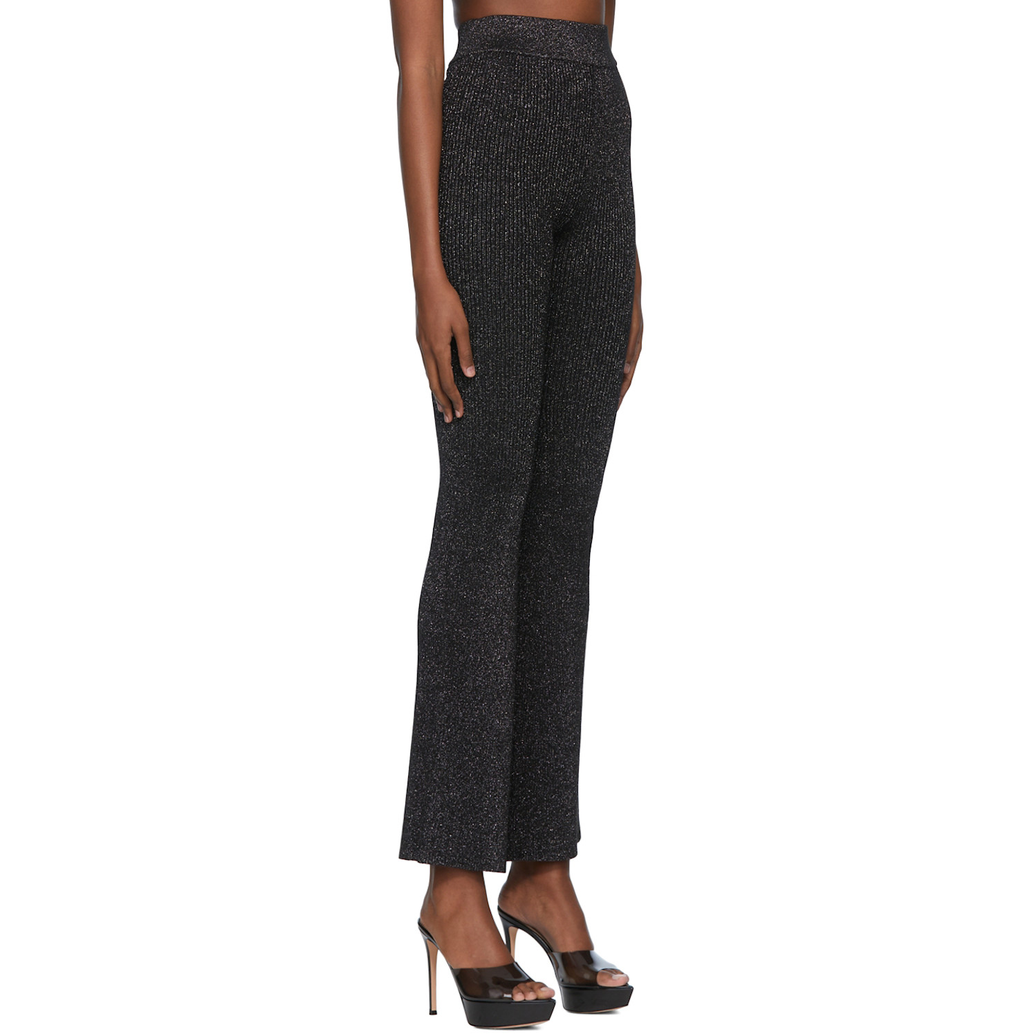  Gcds Black Viscose Lounge Pants 