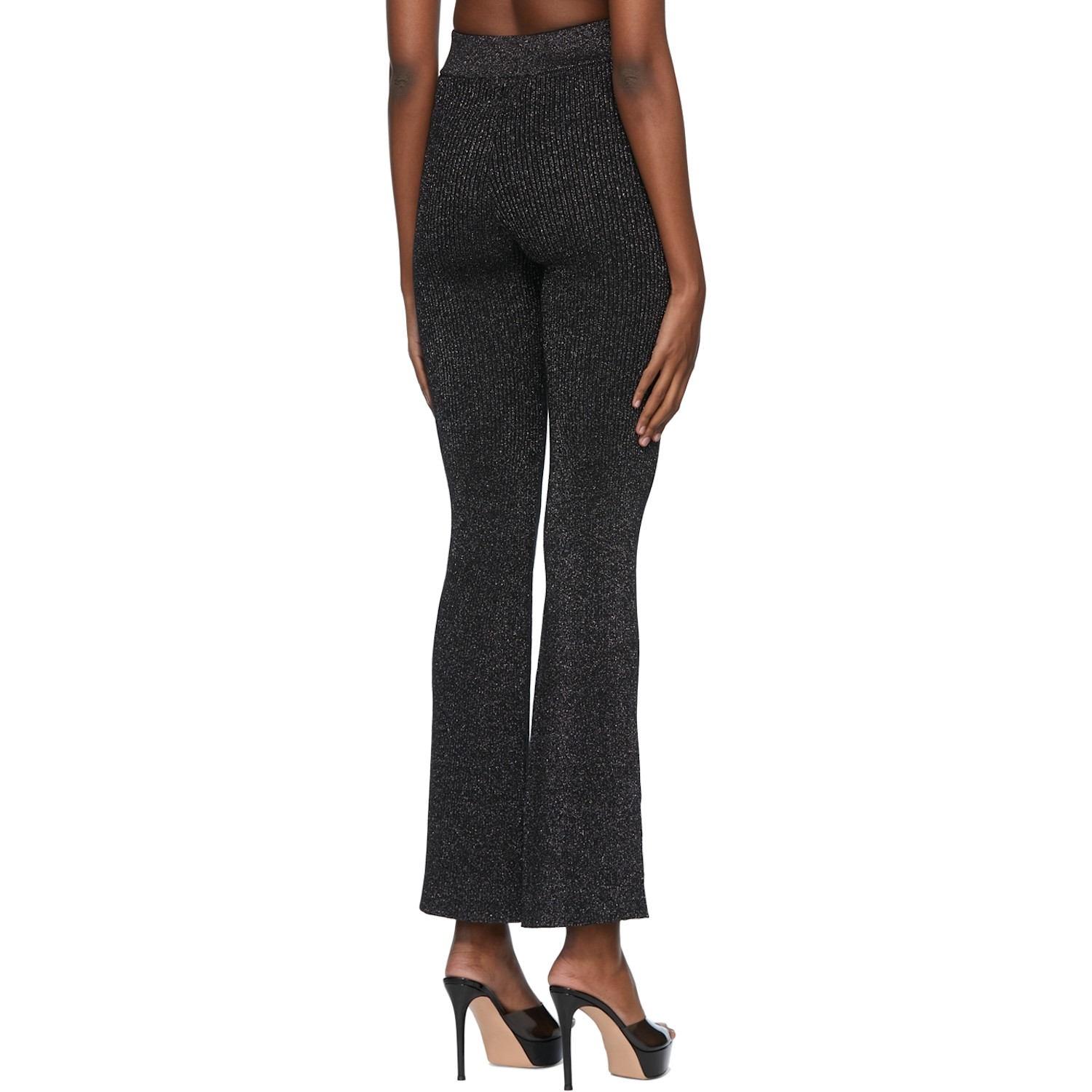  Gcds Black Viscose Lounge Pants 