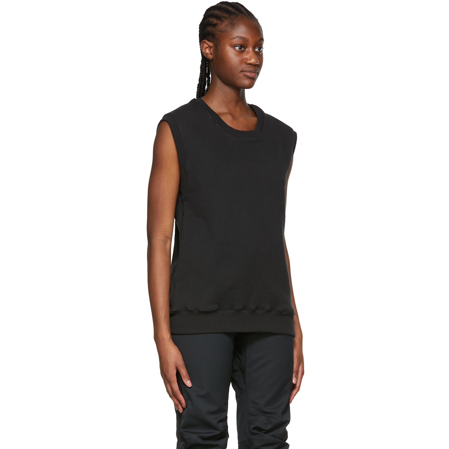  Gr10k Black Cotton Sweatshirt 