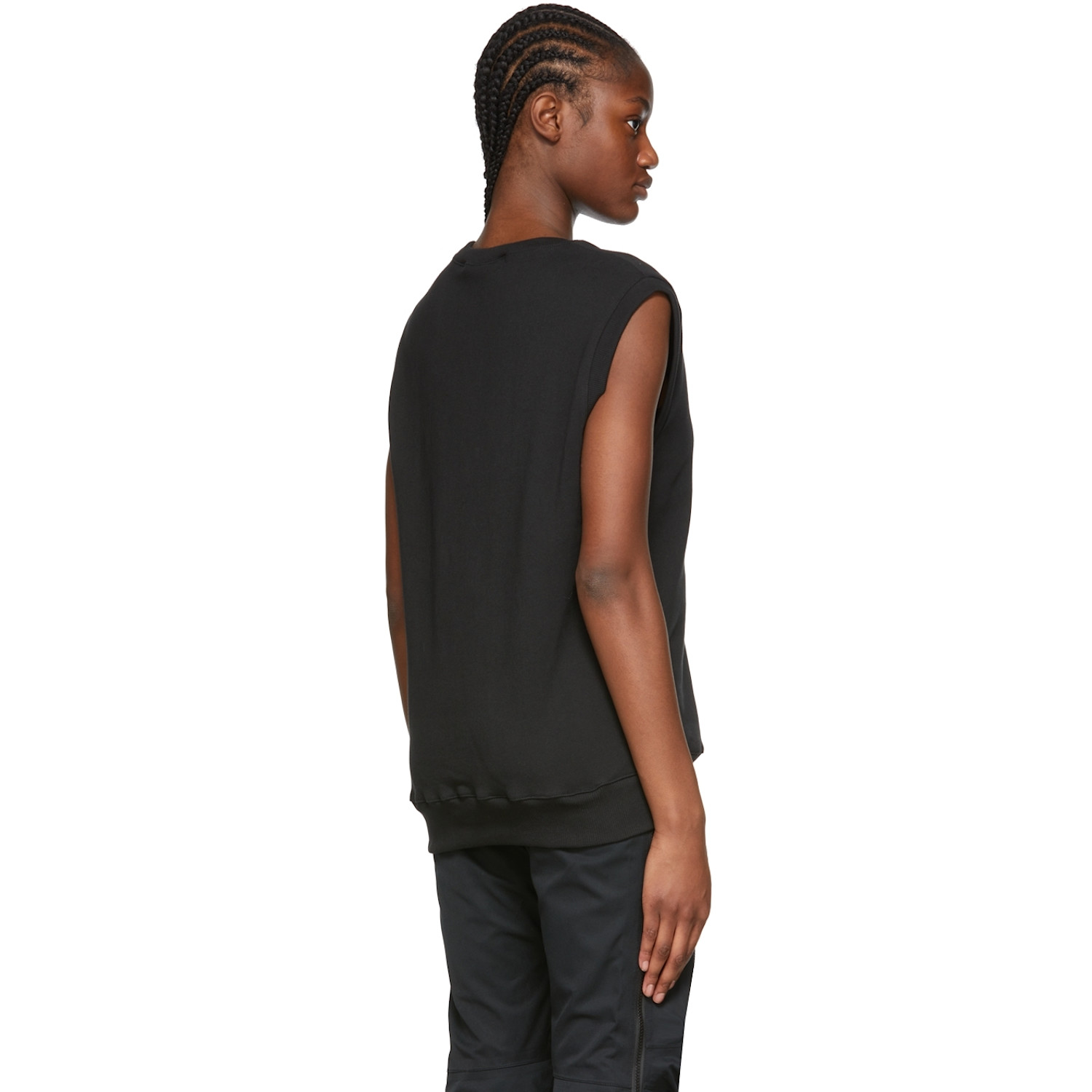  Gr10k Black Cotton Sweatshirt 
