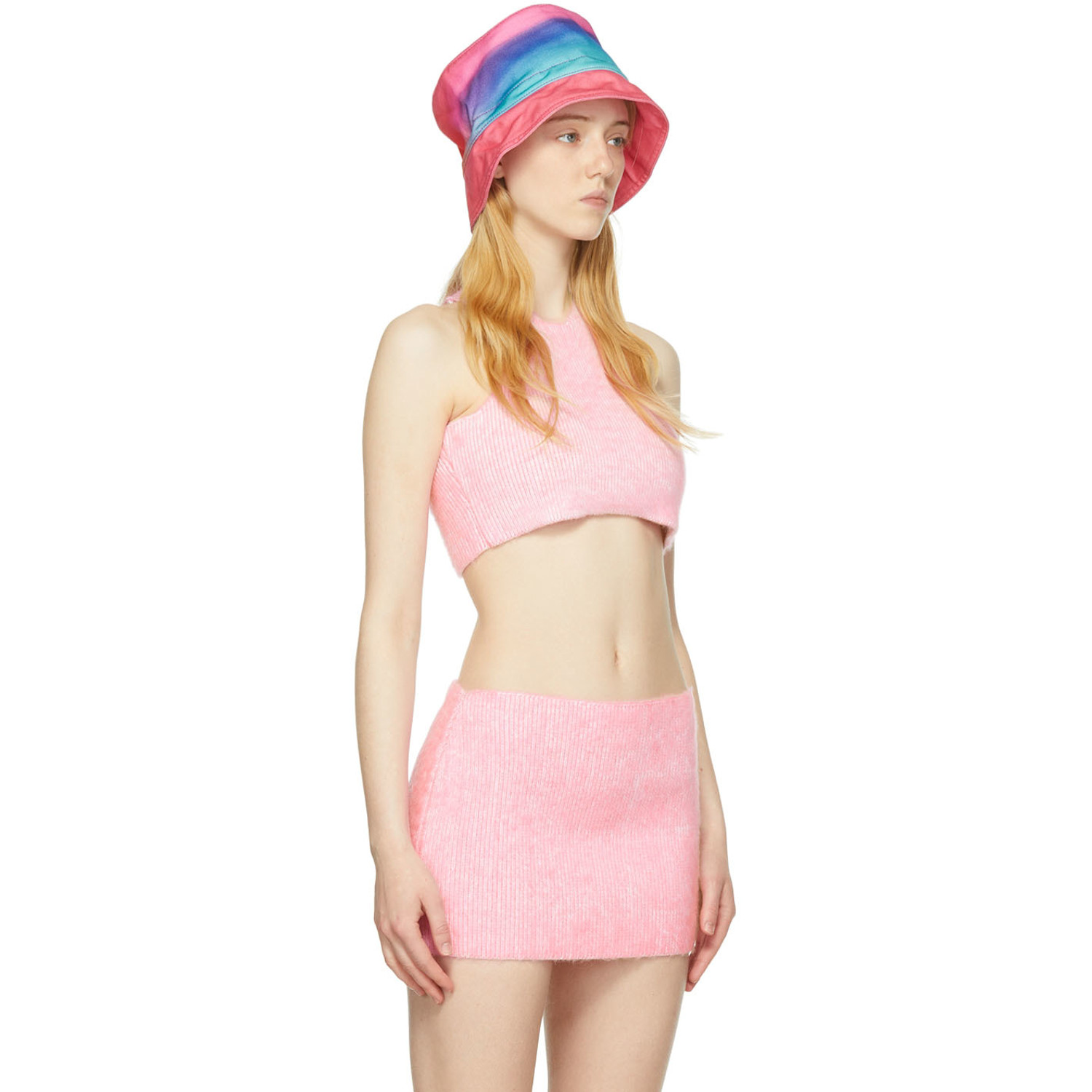  Agr Pink Cotton Tank Top 