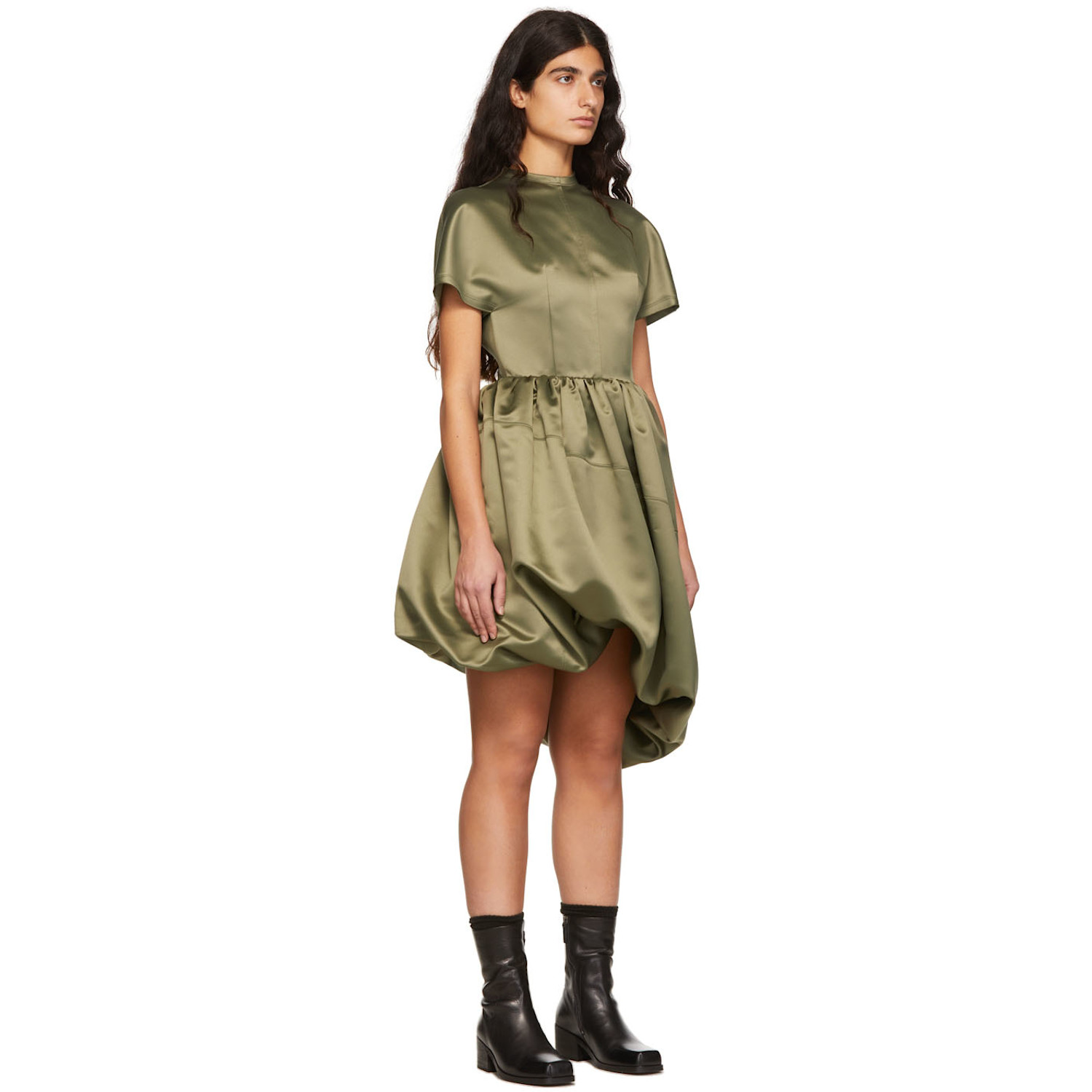  We11done Green Polyester Dress 