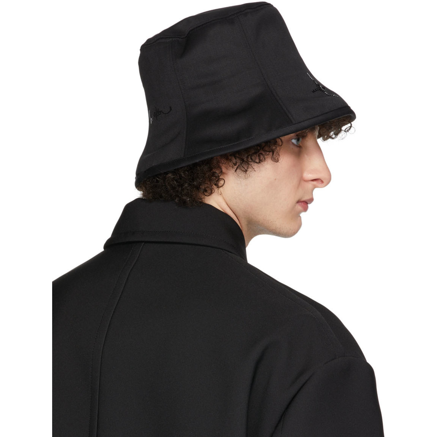  We11done Black Angel Sequin 6-panel Hat 