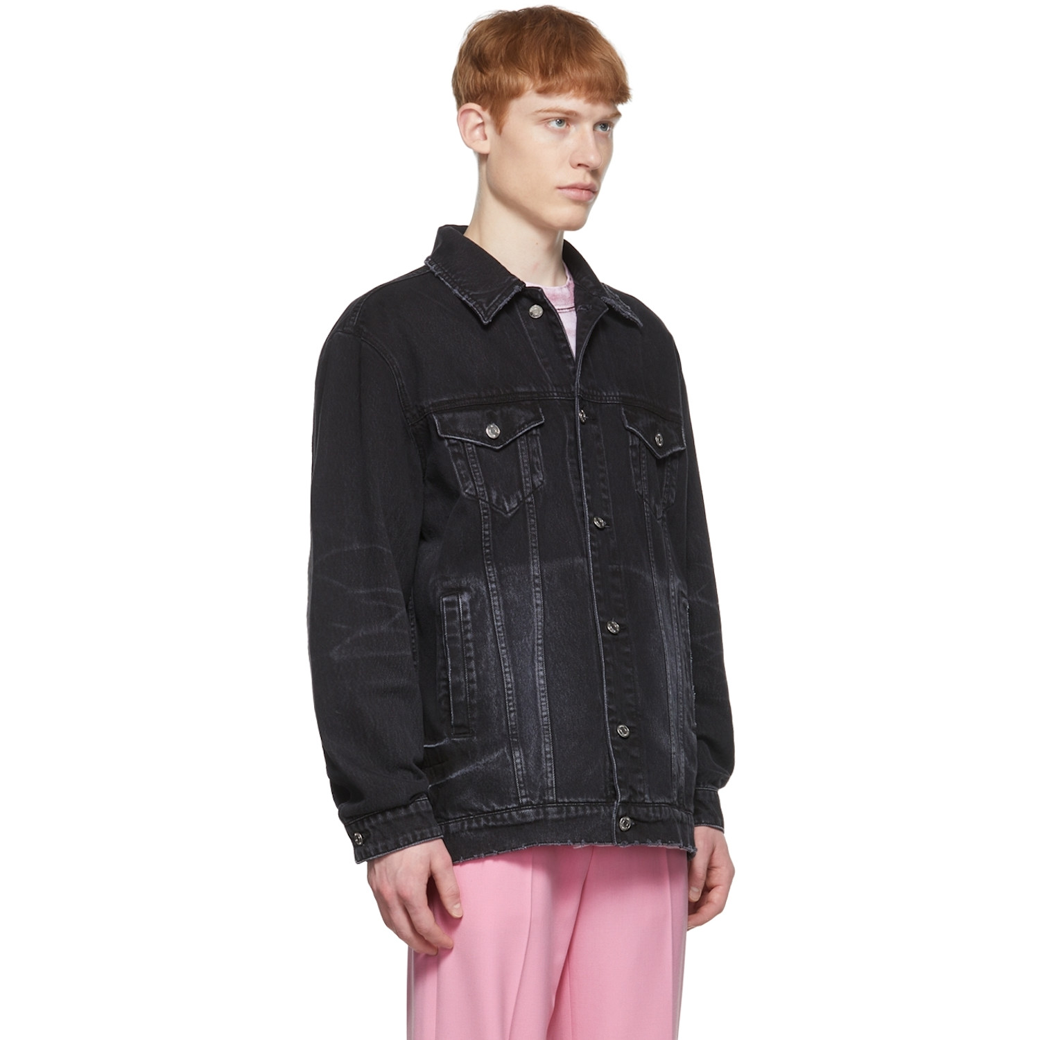  We11done Black Denim Jacket 