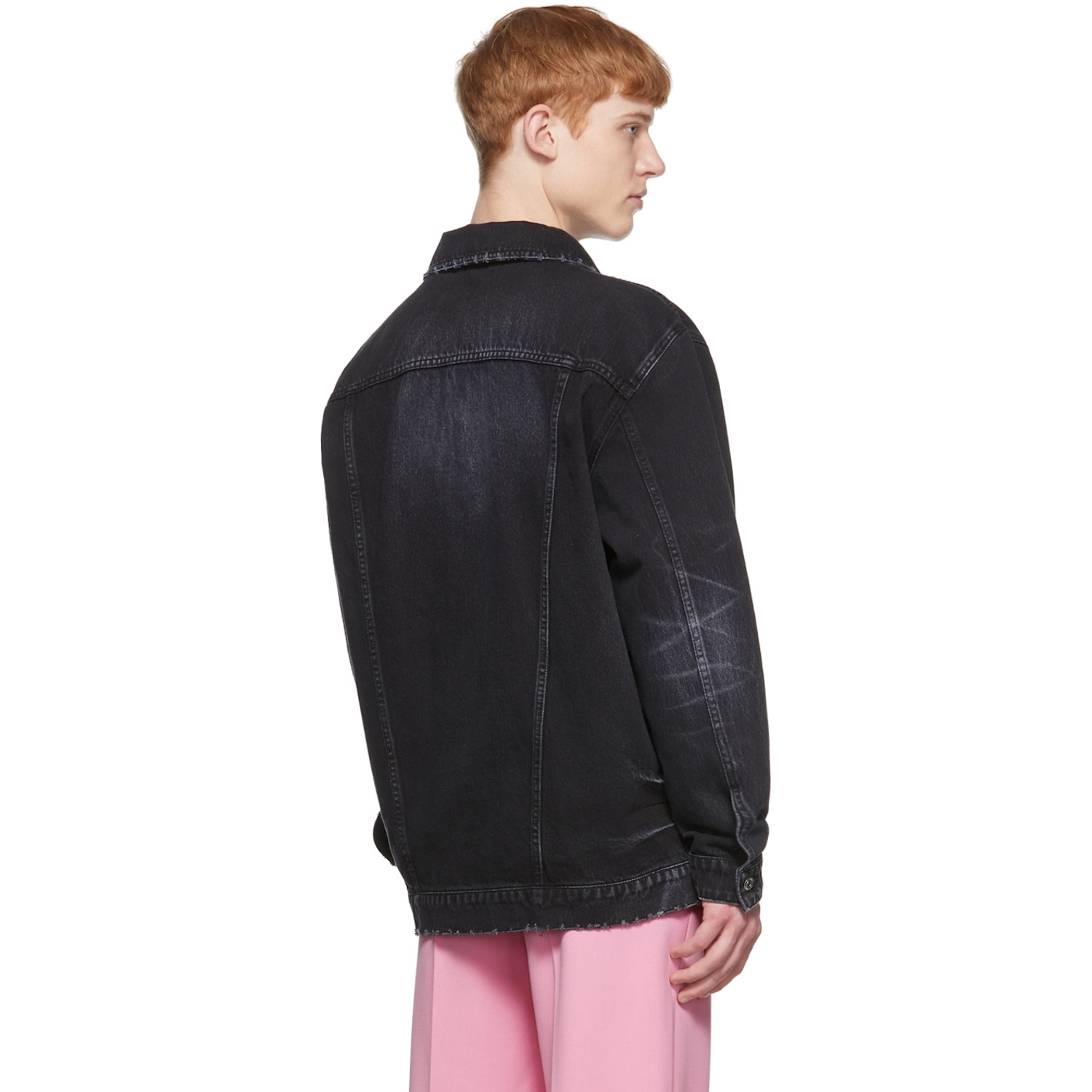  We11done Black Denim Jacket 