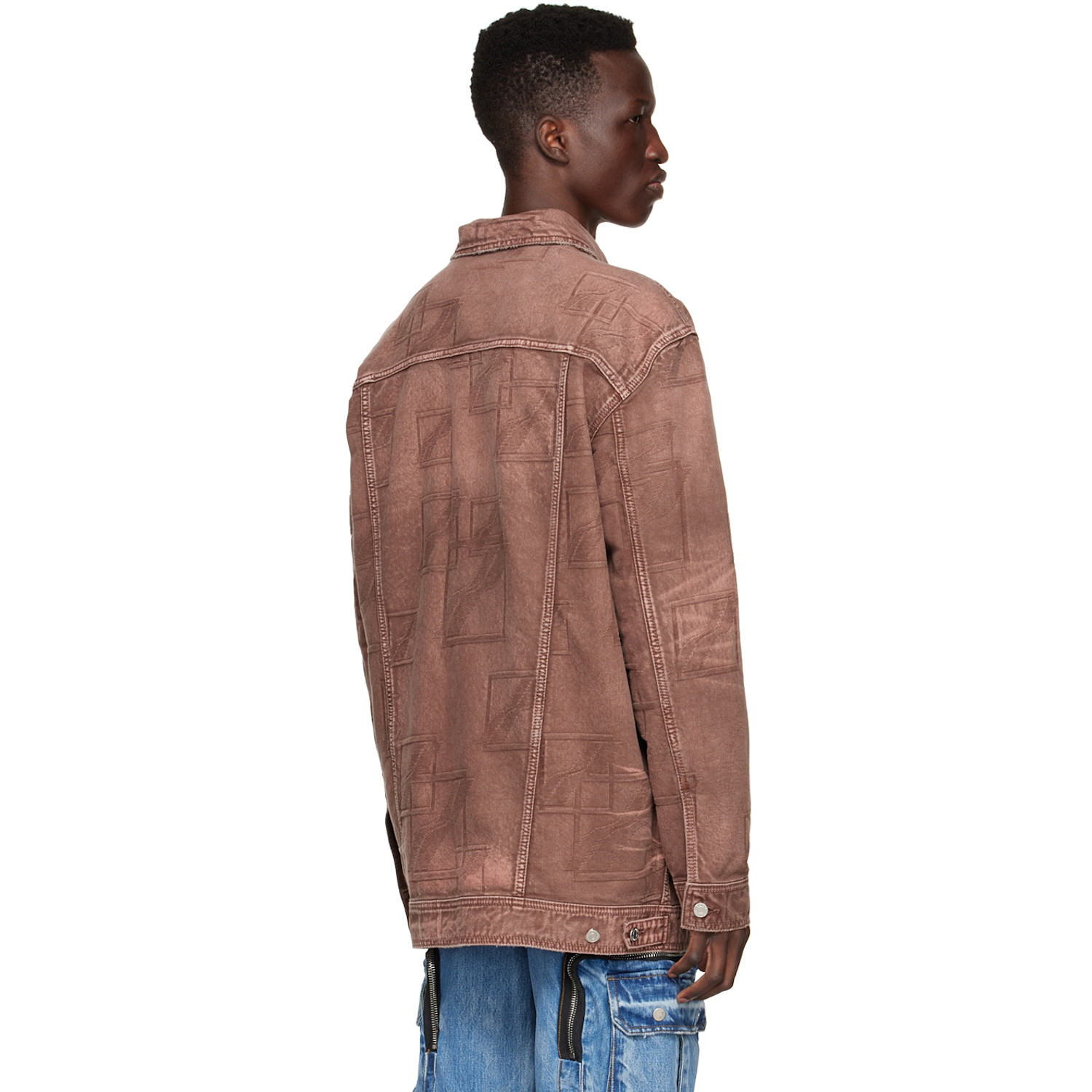  We11done Red Denim Jacket 
