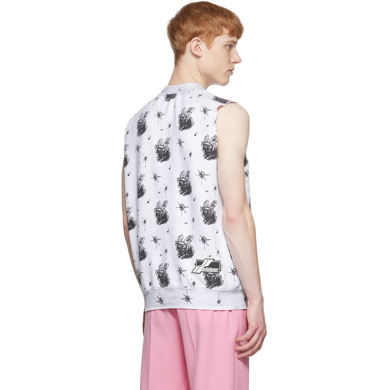  We11done White Cotton Vest 