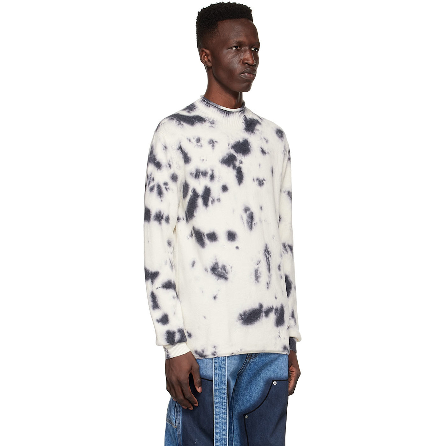  We11done Black Wool Sweater 