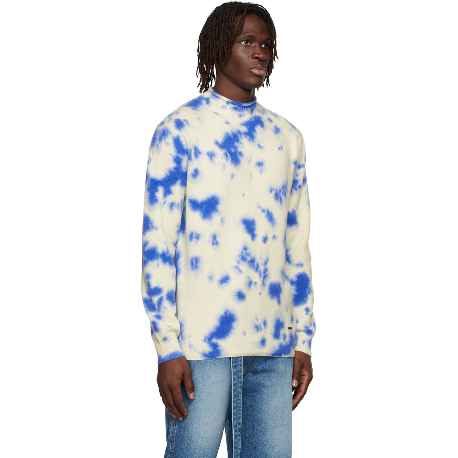  We11done Off-white Tie-dye Sweater 