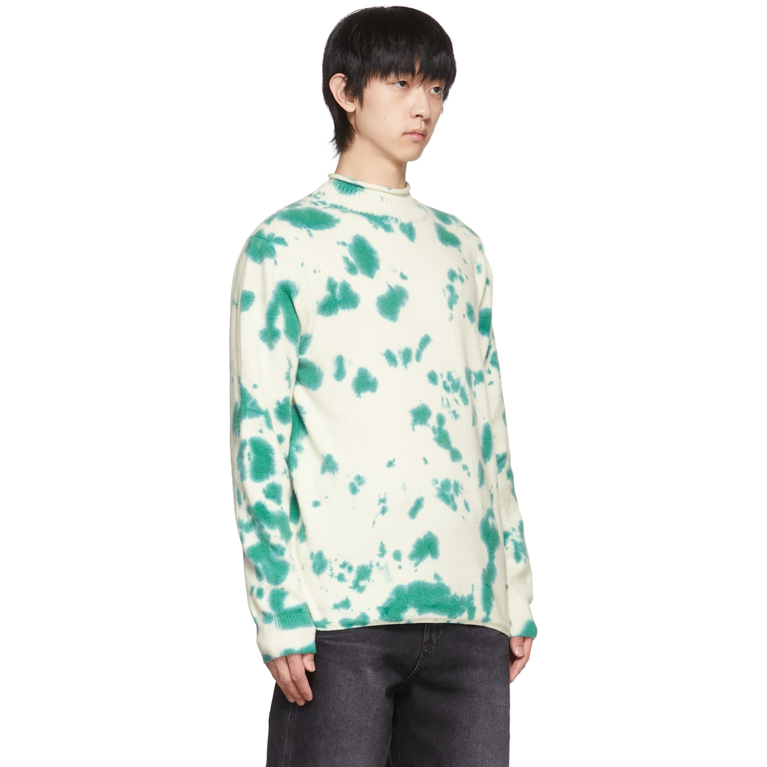  We11done Off-white Tie-dye Sweater 