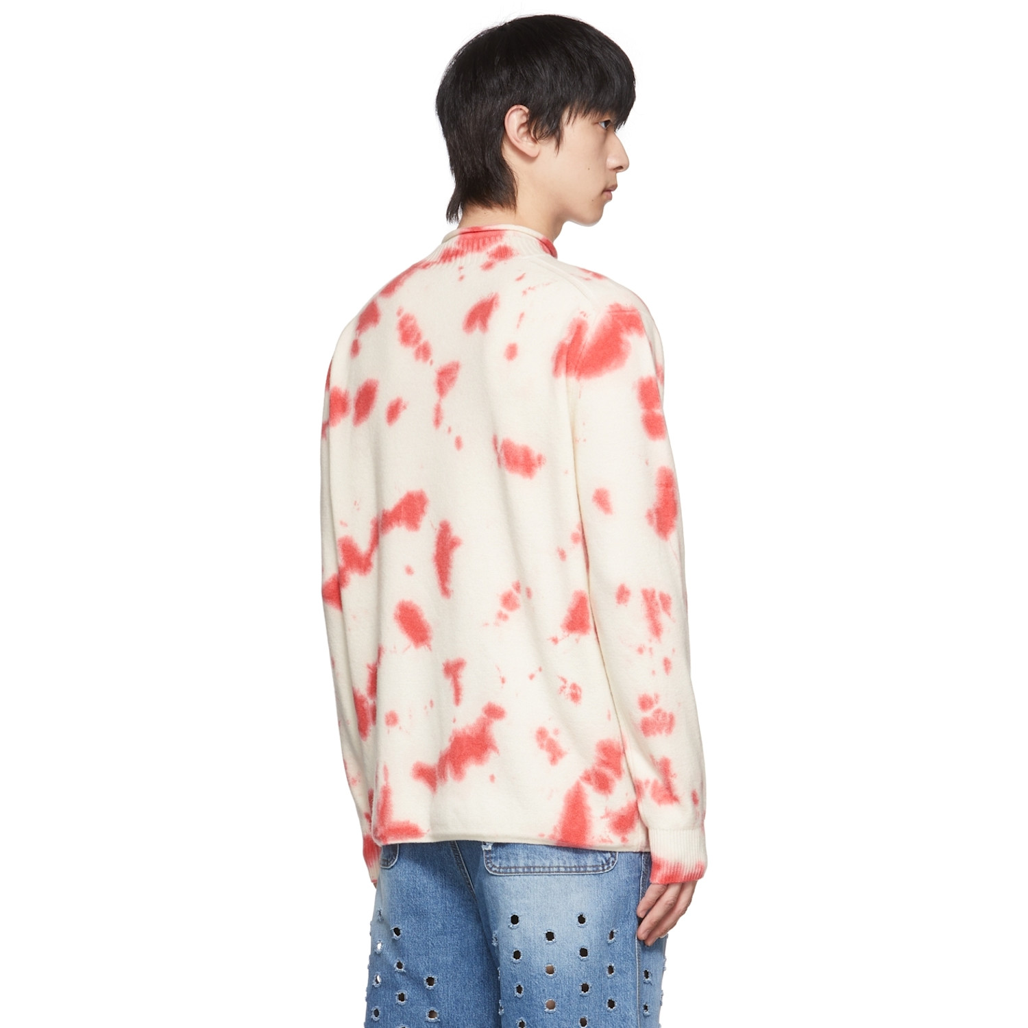  We11done Off-white Tie-dye Sweater 
