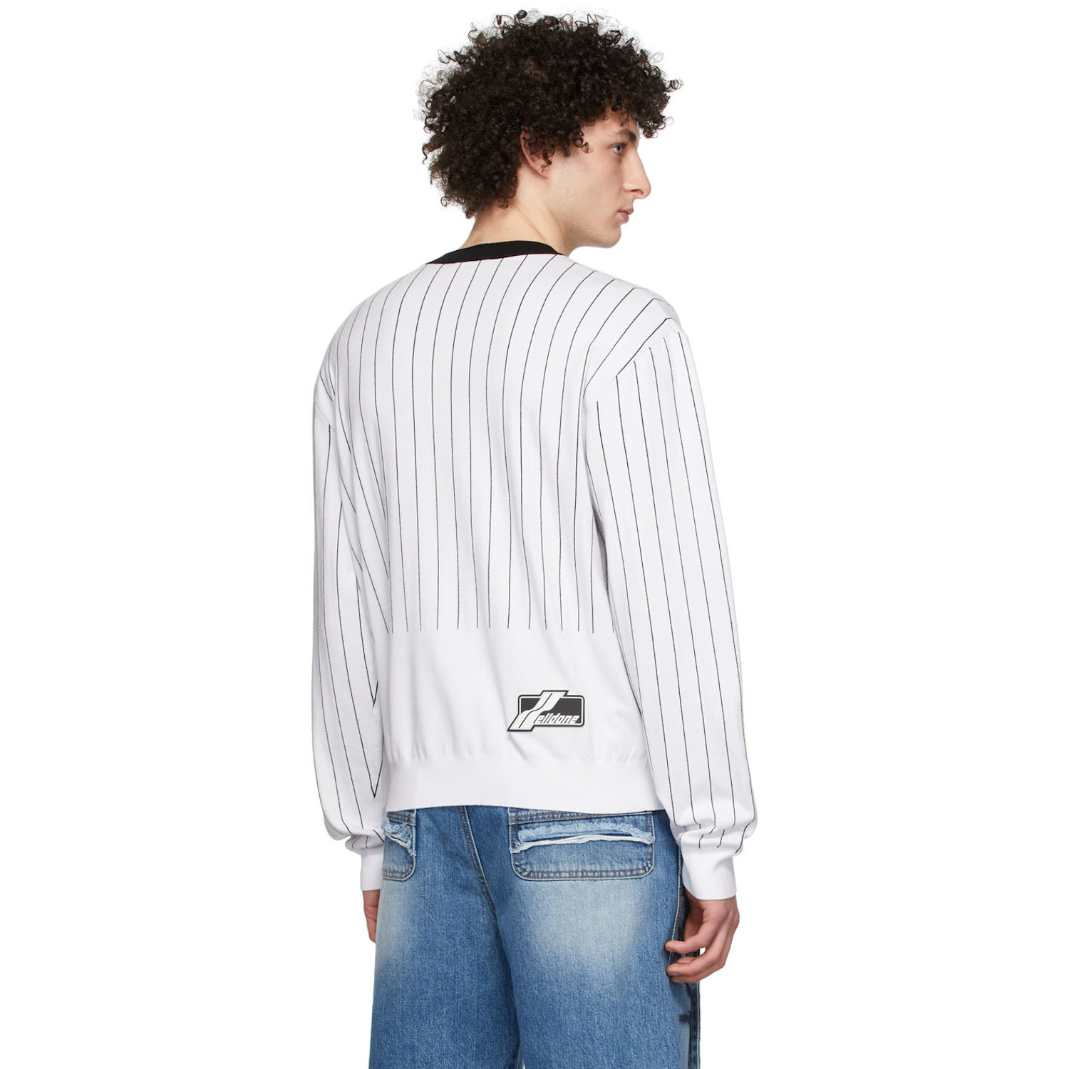  We11done White Rayon Sweater 