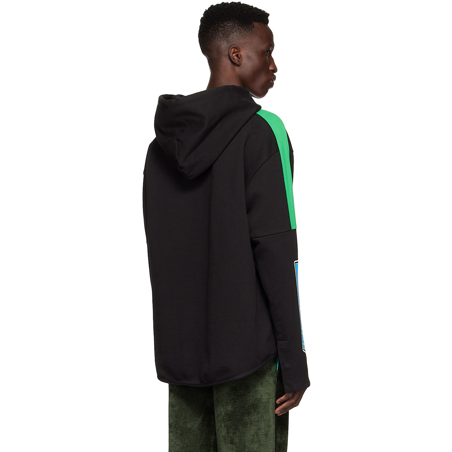 We11done Black Cotton Hoodie 