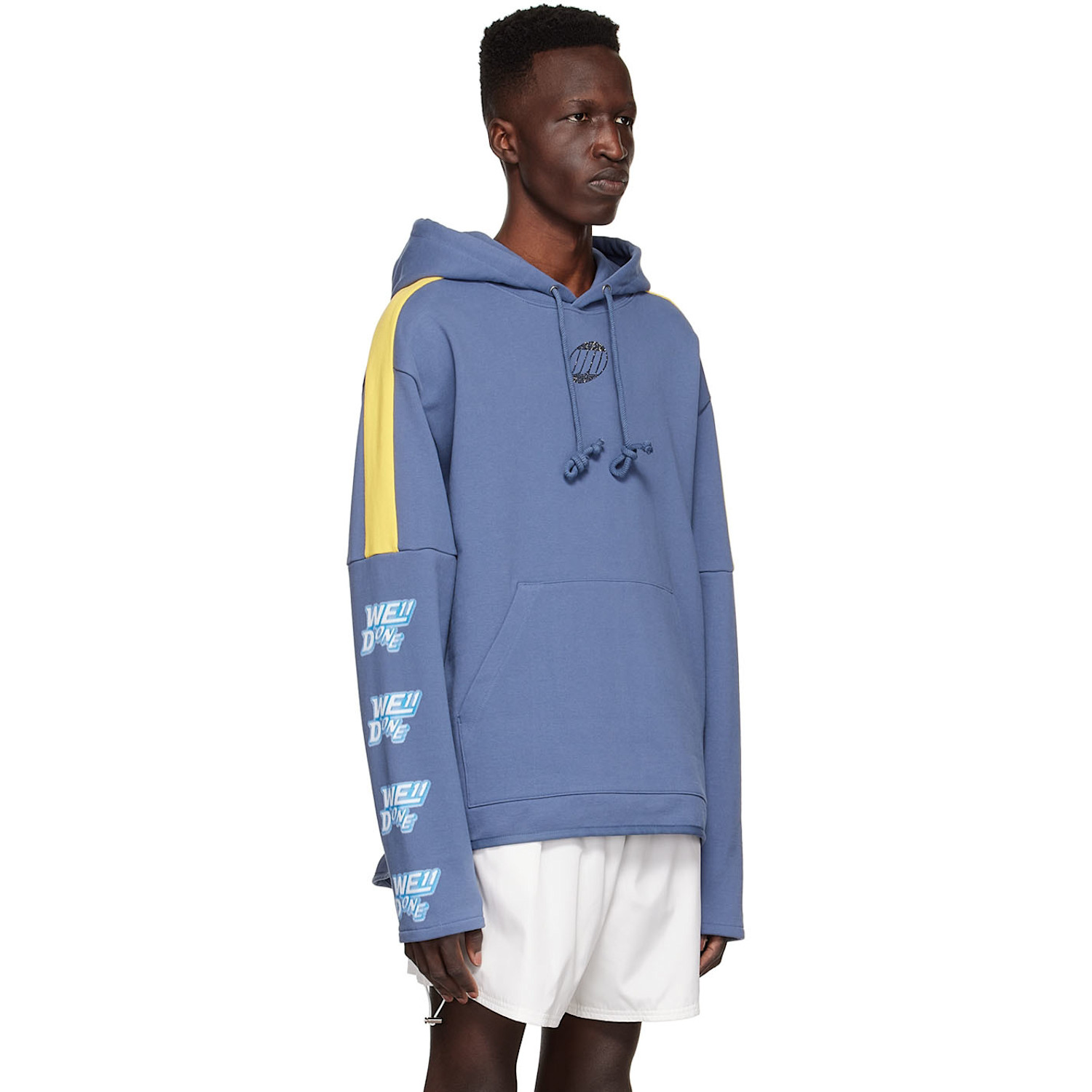  We11done Purple Cotton Hoodie 