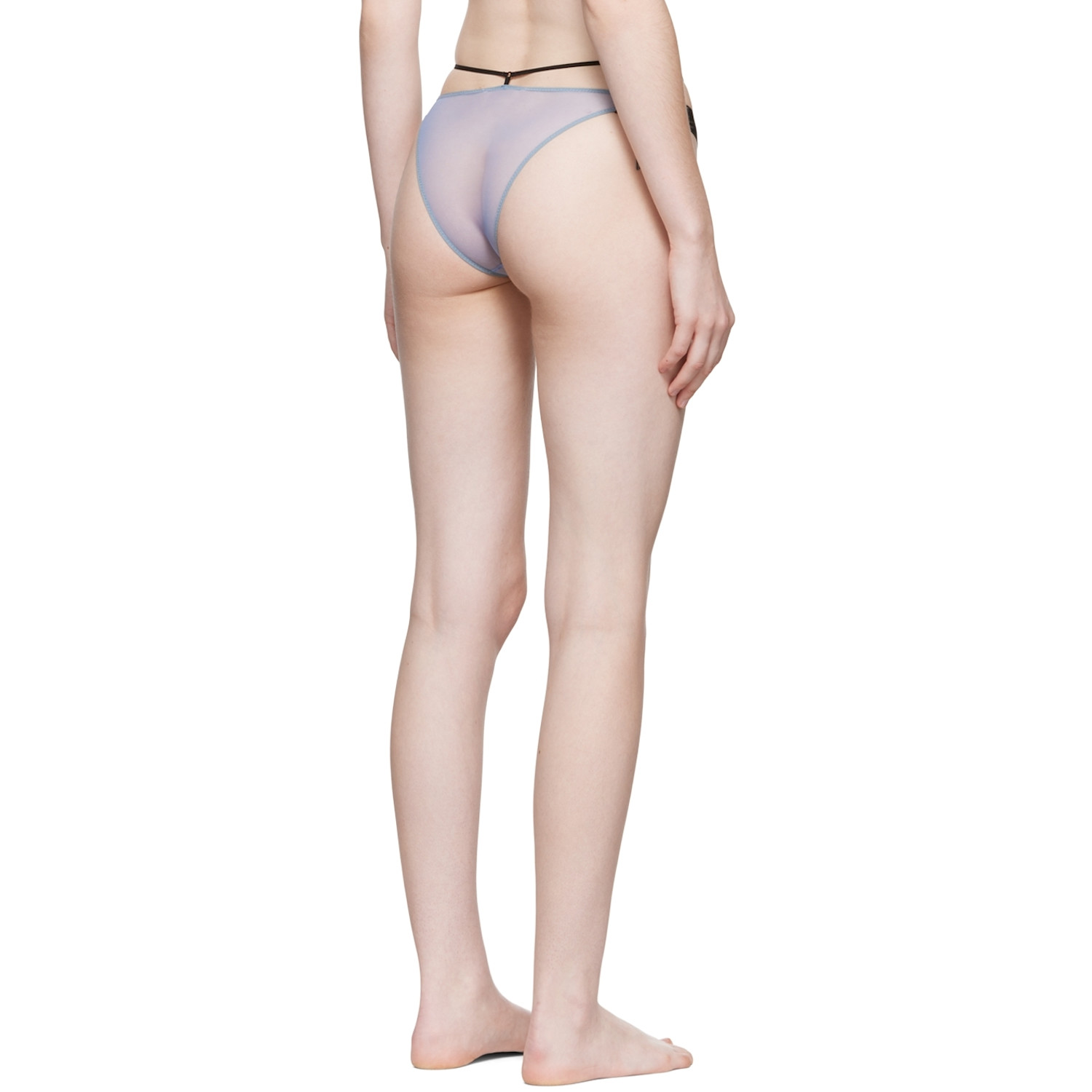  Nensi Dojaka Ssense Exclusive Blue Briefs 