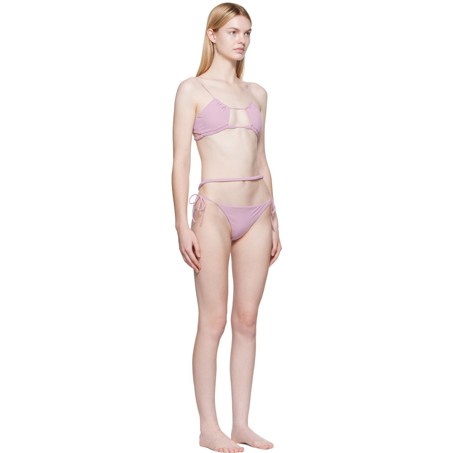  Nensi Dojaka Ssense Exclusive Pink Bikini 