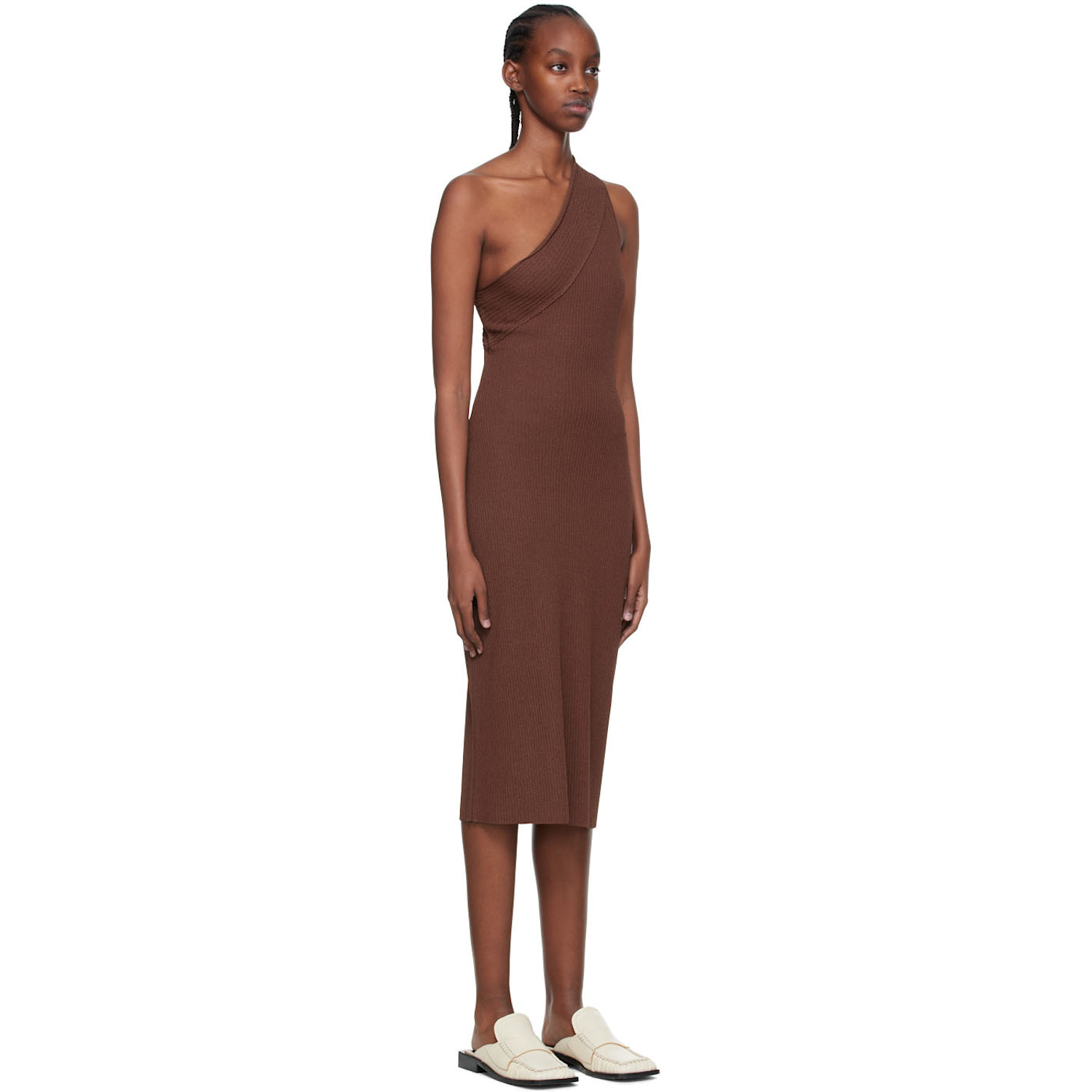  Aeron Brown Martina Midi Dress 