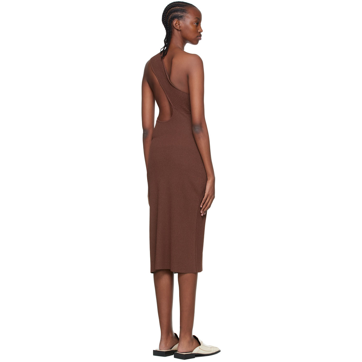  Aeron Brown Martina Midi Dress 
