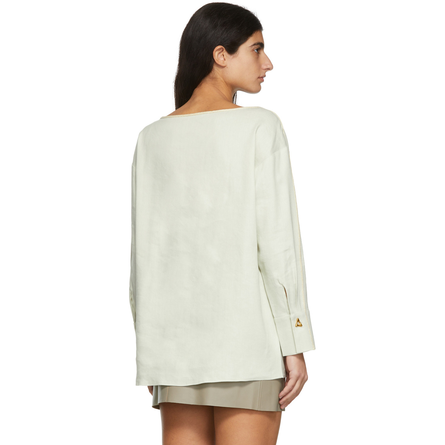  Aeron Green Keyhole Aliso Shirt 
