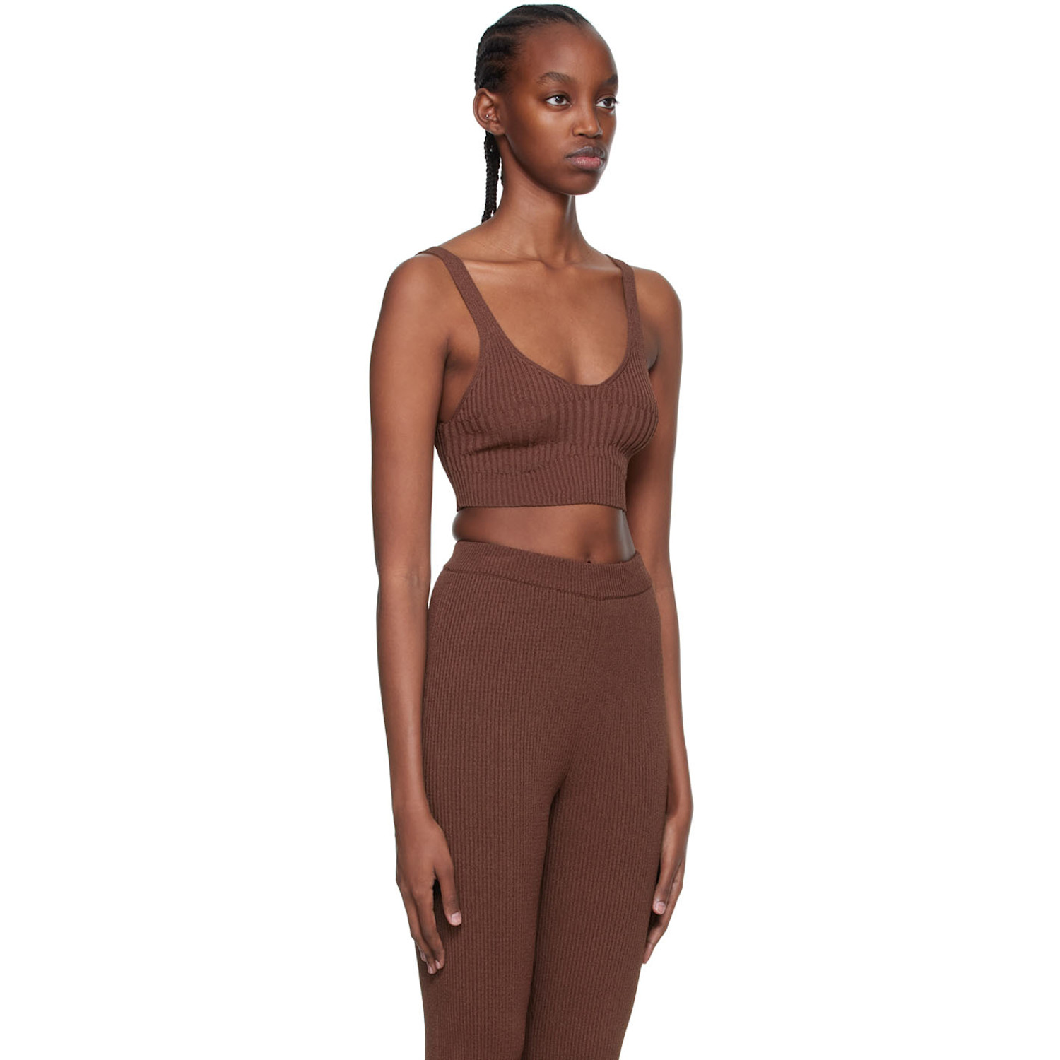  Aeron Brown Joan Tank Top 